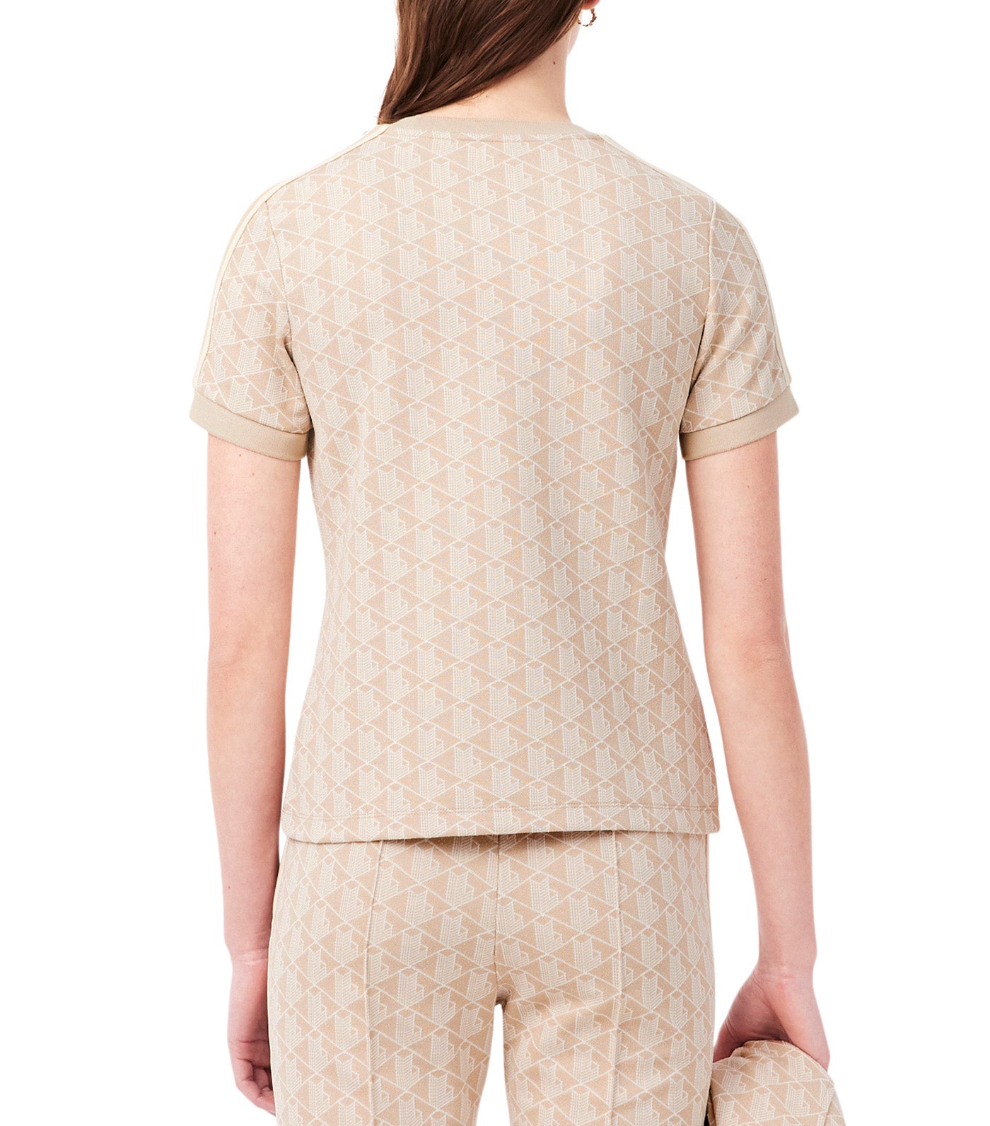 Slim Fit Monogram Jacquard T-Shirt
