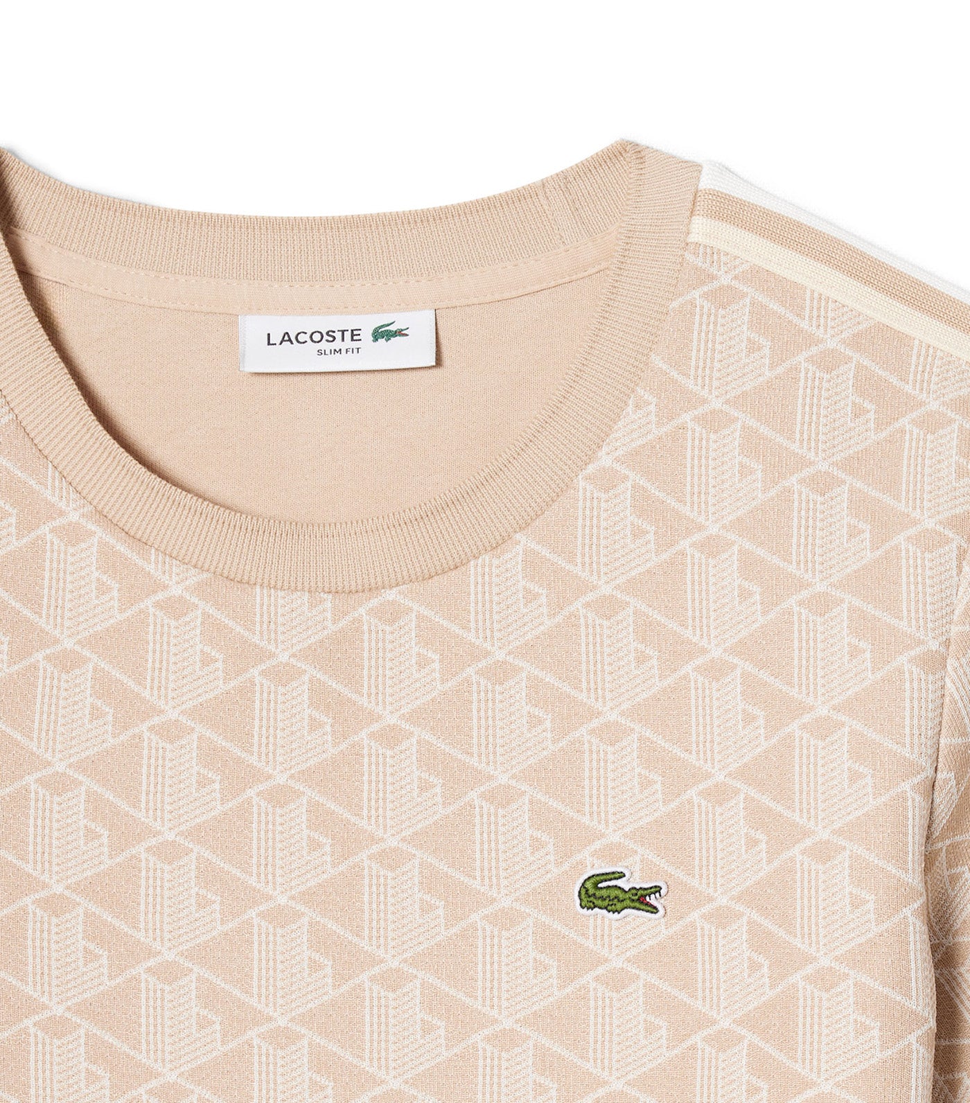 Slim Fit Monogram Jacquard T-Shirt