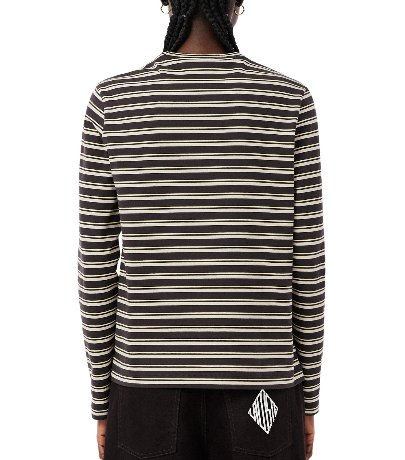Long Sleeved Striped Jersey T-Shirt Buffalo/Lionne-Yellow