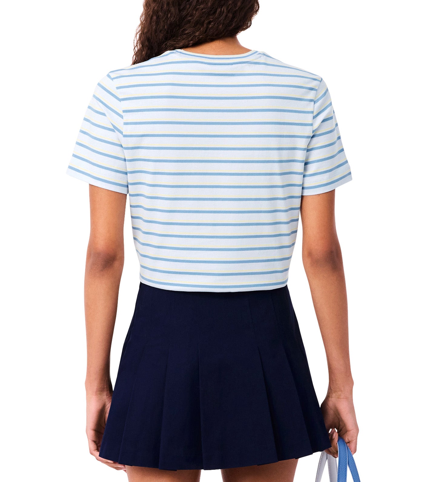 Striped Jersey T-Shirt Phoenix Blue/Turquin Blue