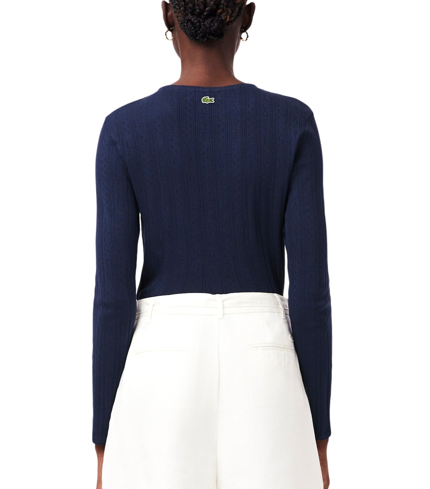 Slim Fit Pointelle Cardigan