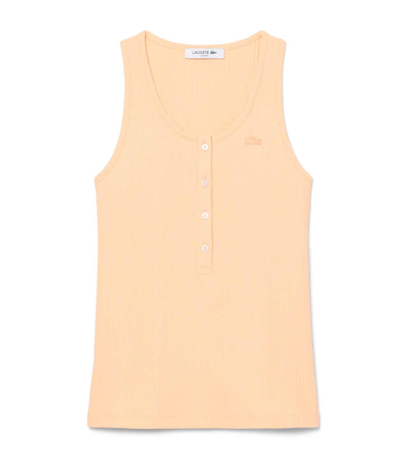 Slim Fit Ribbed Cotton Tank Top