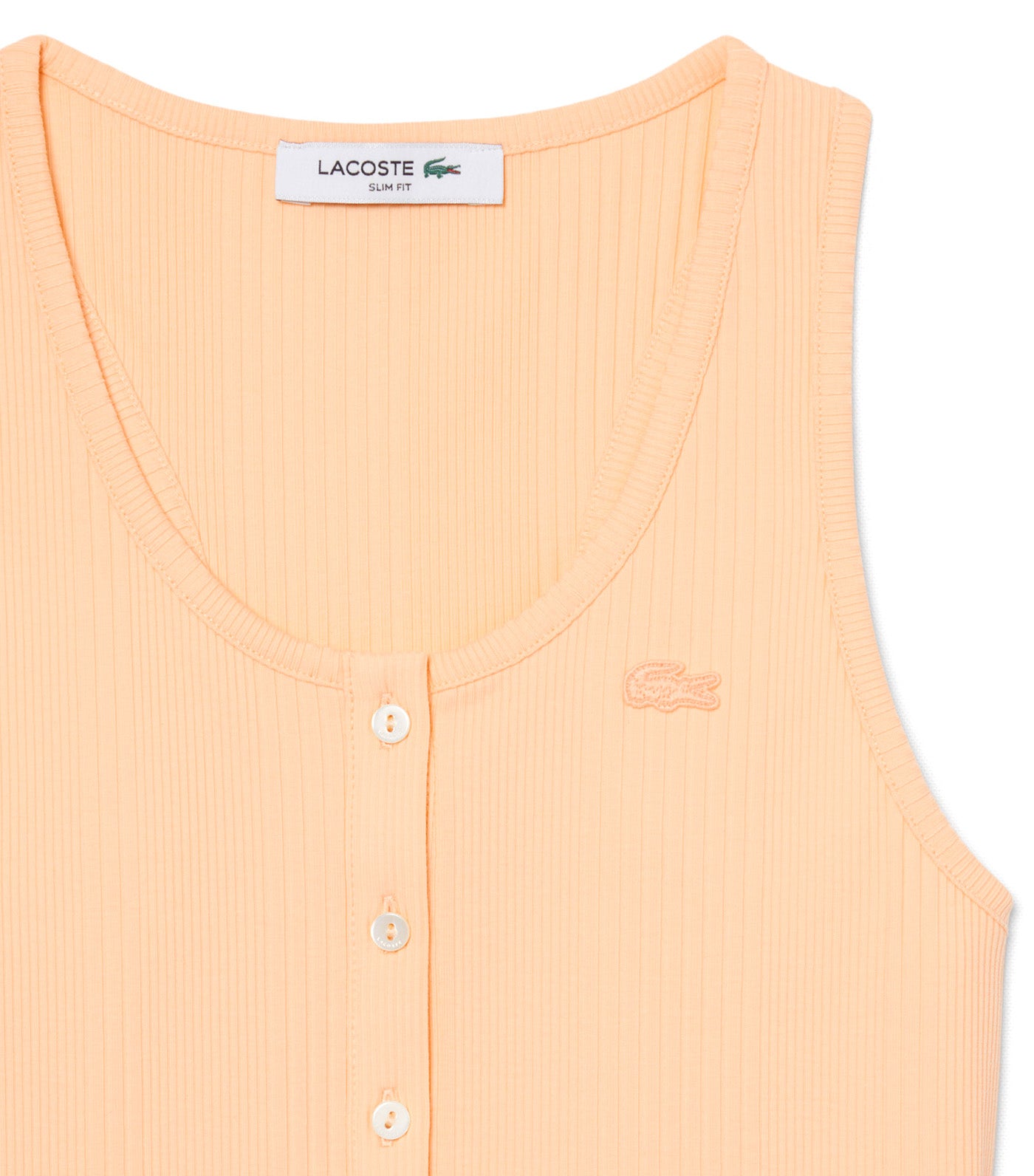 Slim Fit Ribbed Cotton Tank Top
