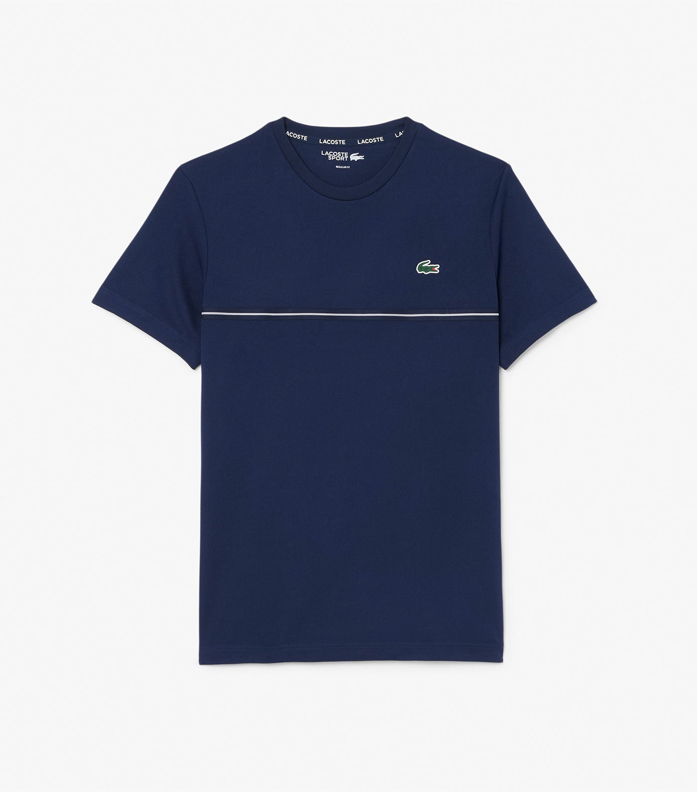 Ultra Dry Crocodile Print Sport T-Shirt Navy Blue
