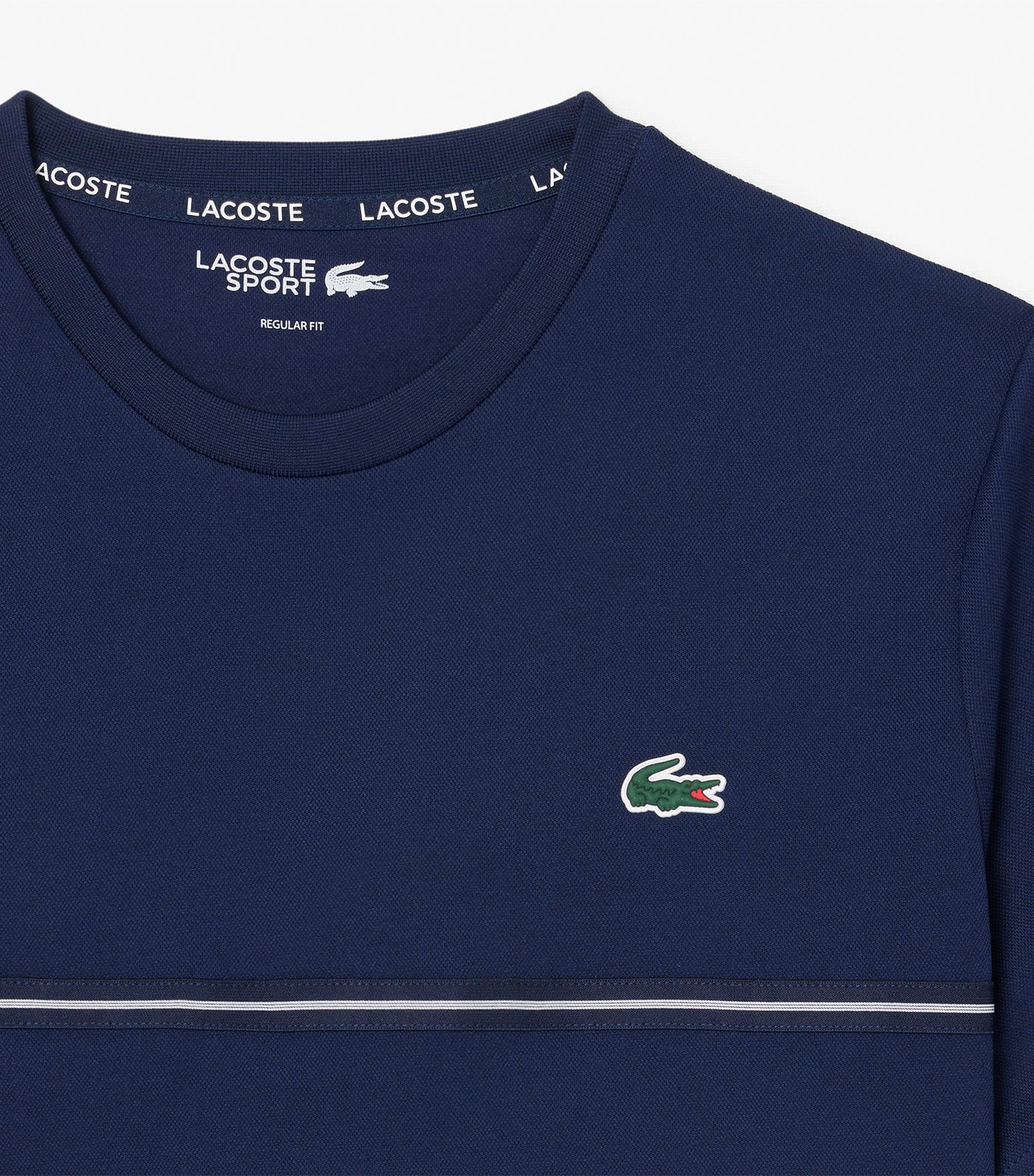 Ultra Dry Crocodile Print Sport T-Shirt Navy Blue