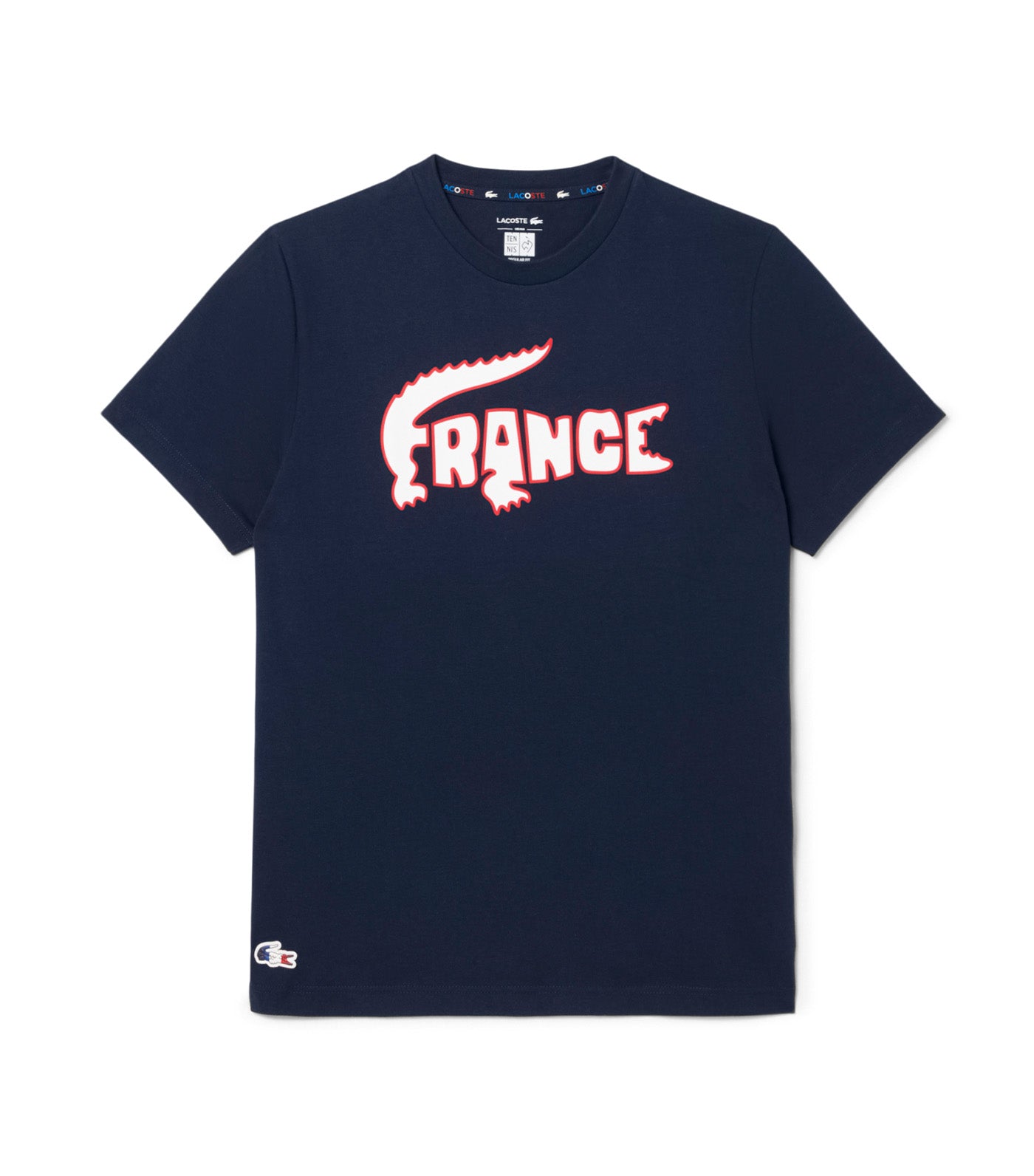 Lacoste French Tennis Team T-Shirt Navy Blue