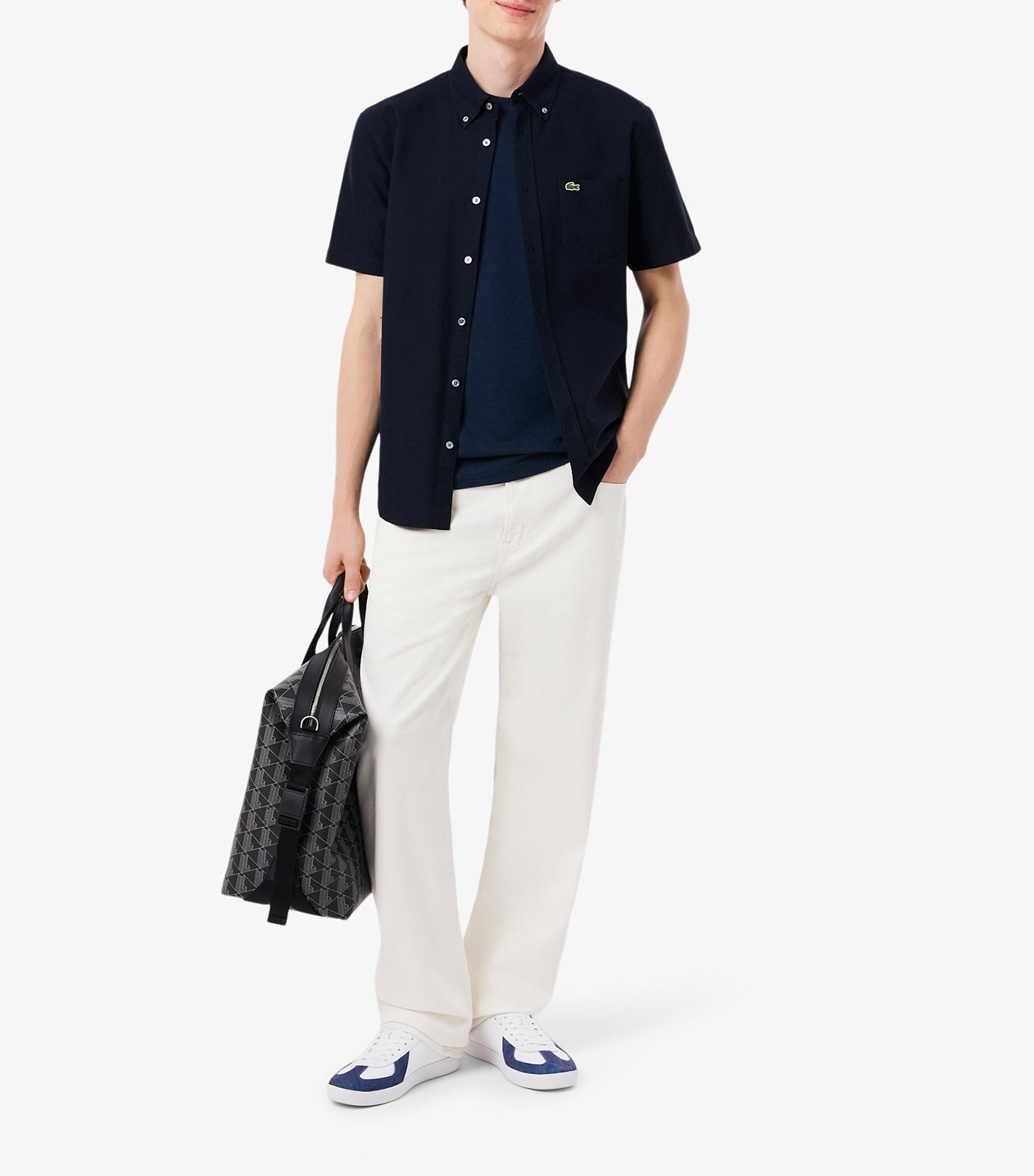 Heavy Cotton and Linen Piqué T-Shirt
