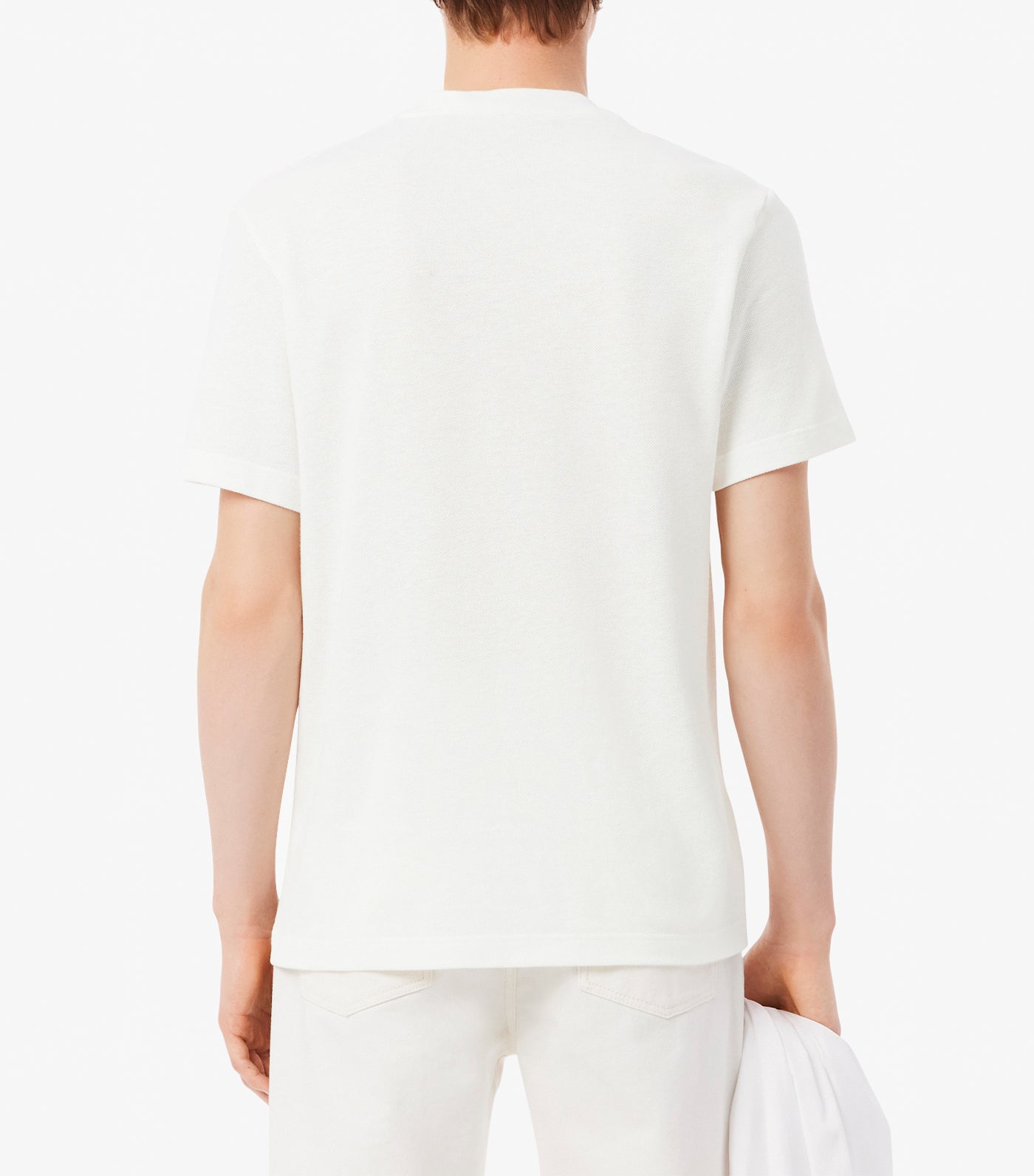 Heavy Cotton and Linen Piqué T-Shirt