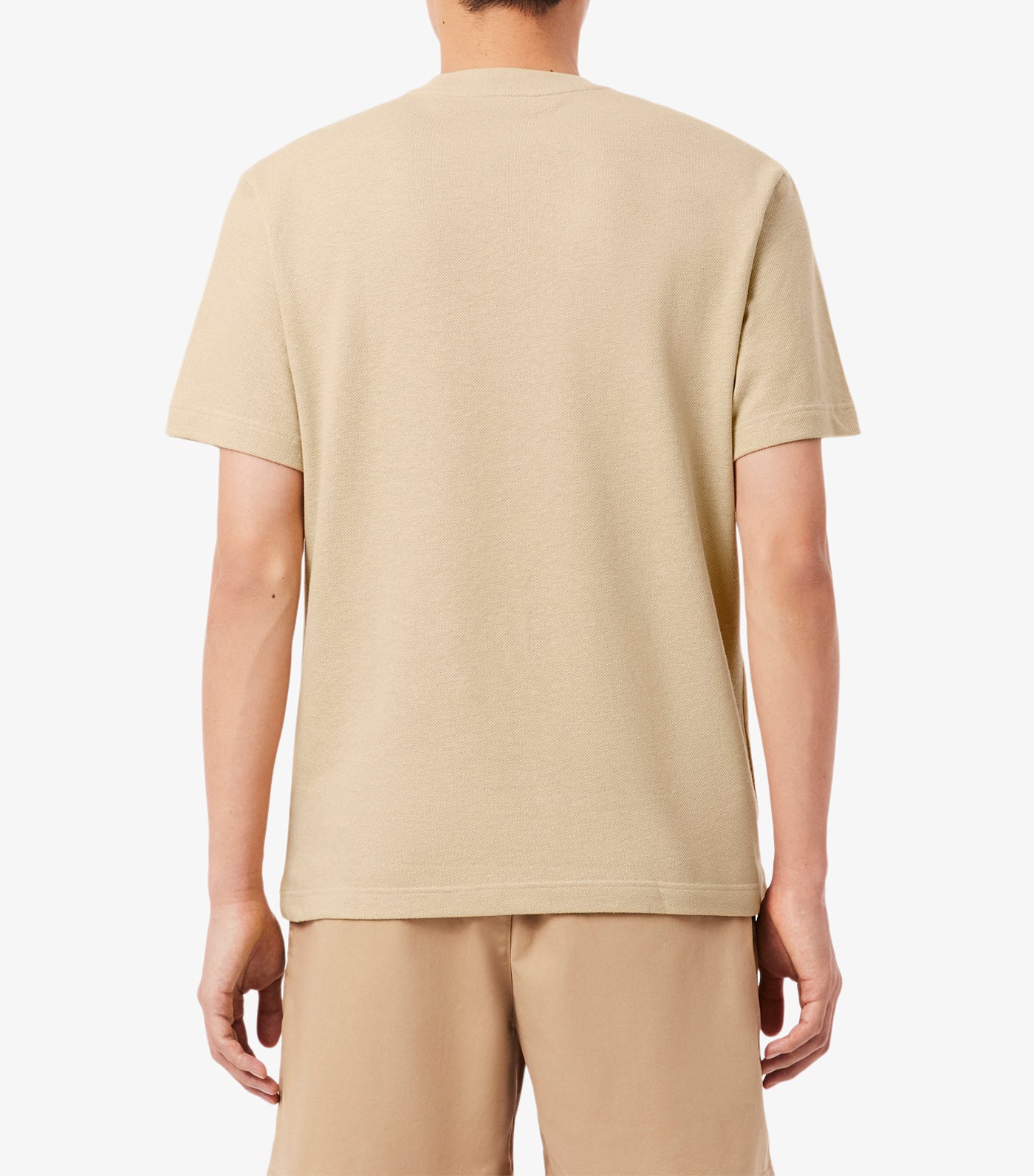 Heavy Cotton and Linen Piqué T-Shirt