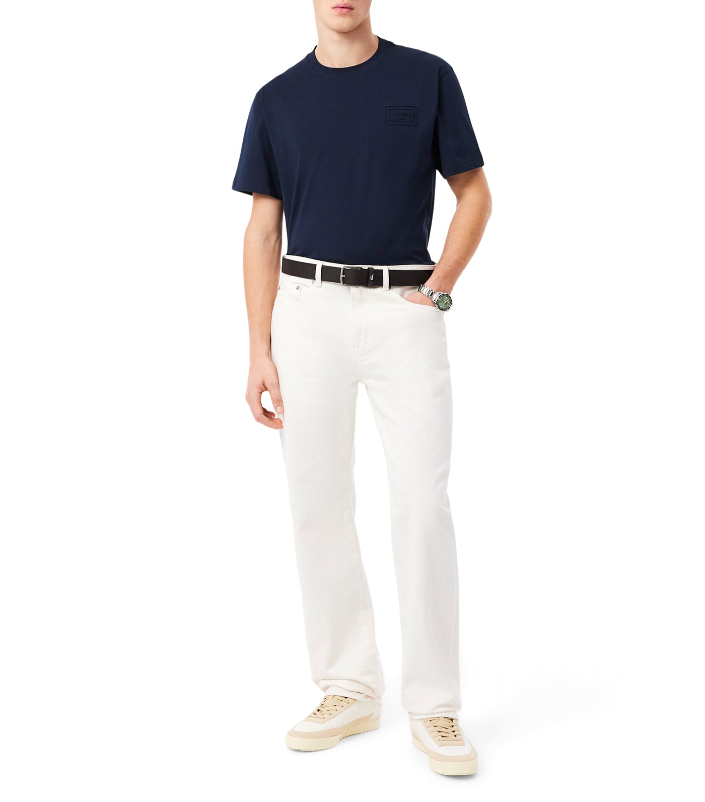 Embossed Branding Jersey T-Shirt