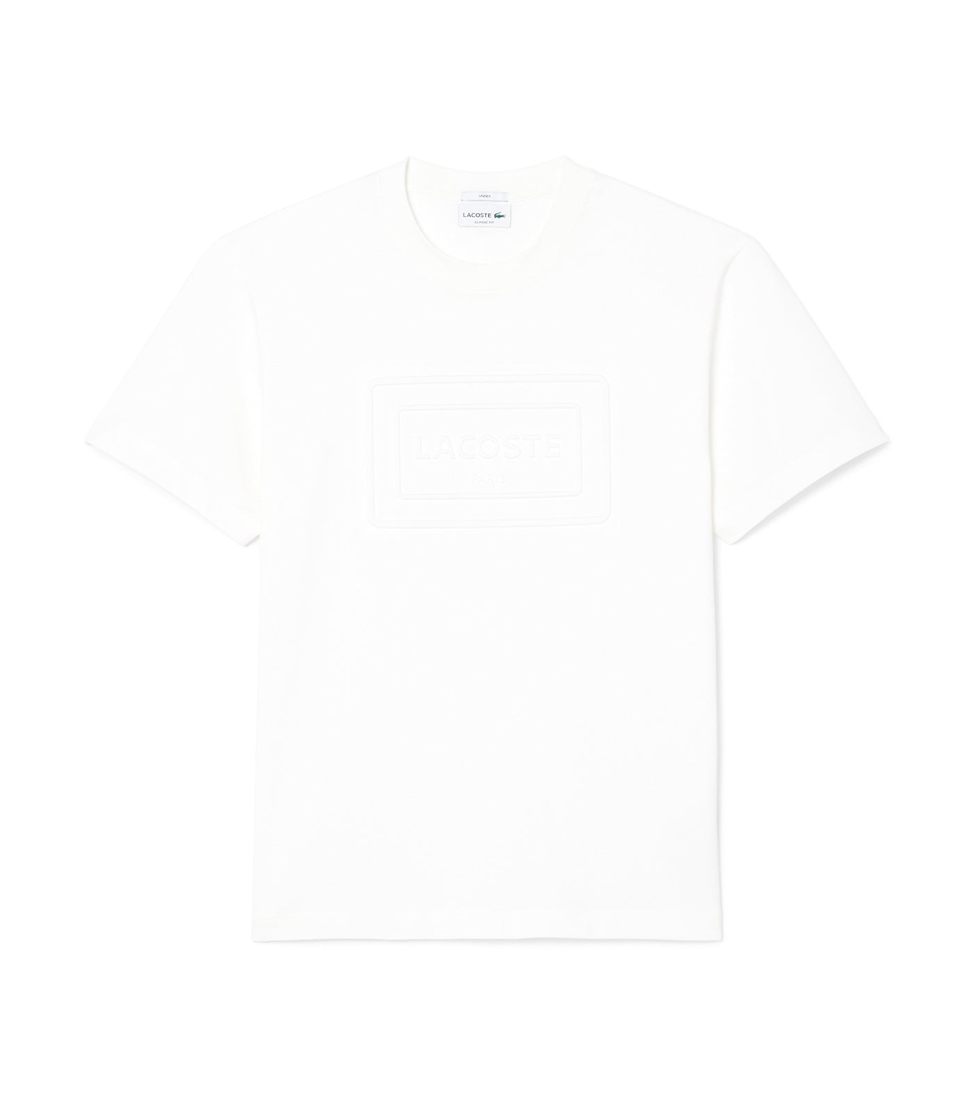 Lacoste Embroidered Cotton T-Shirt Flour
