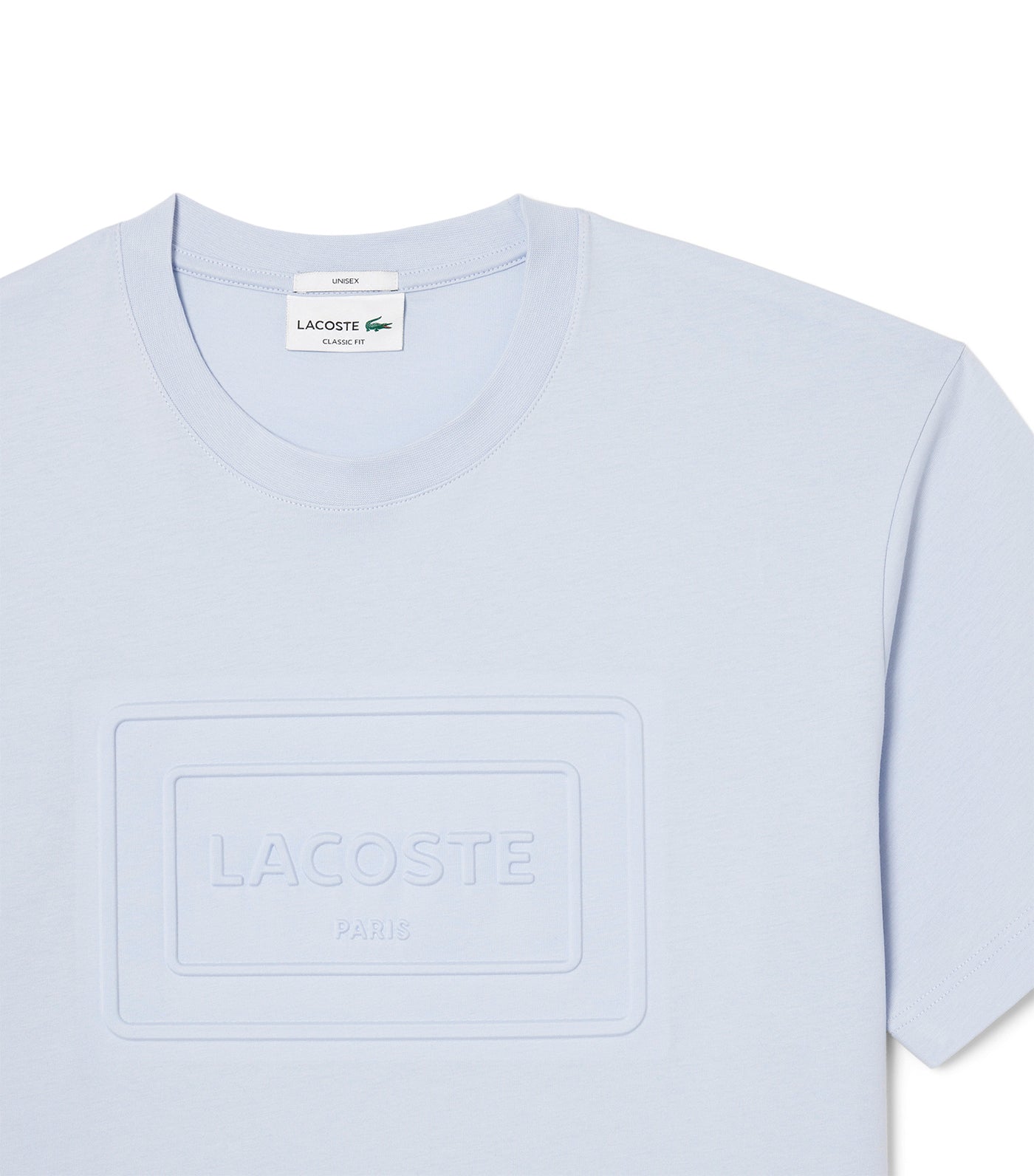 Lacoste Embroidered Cotton T-Shirt Pheonix Blue