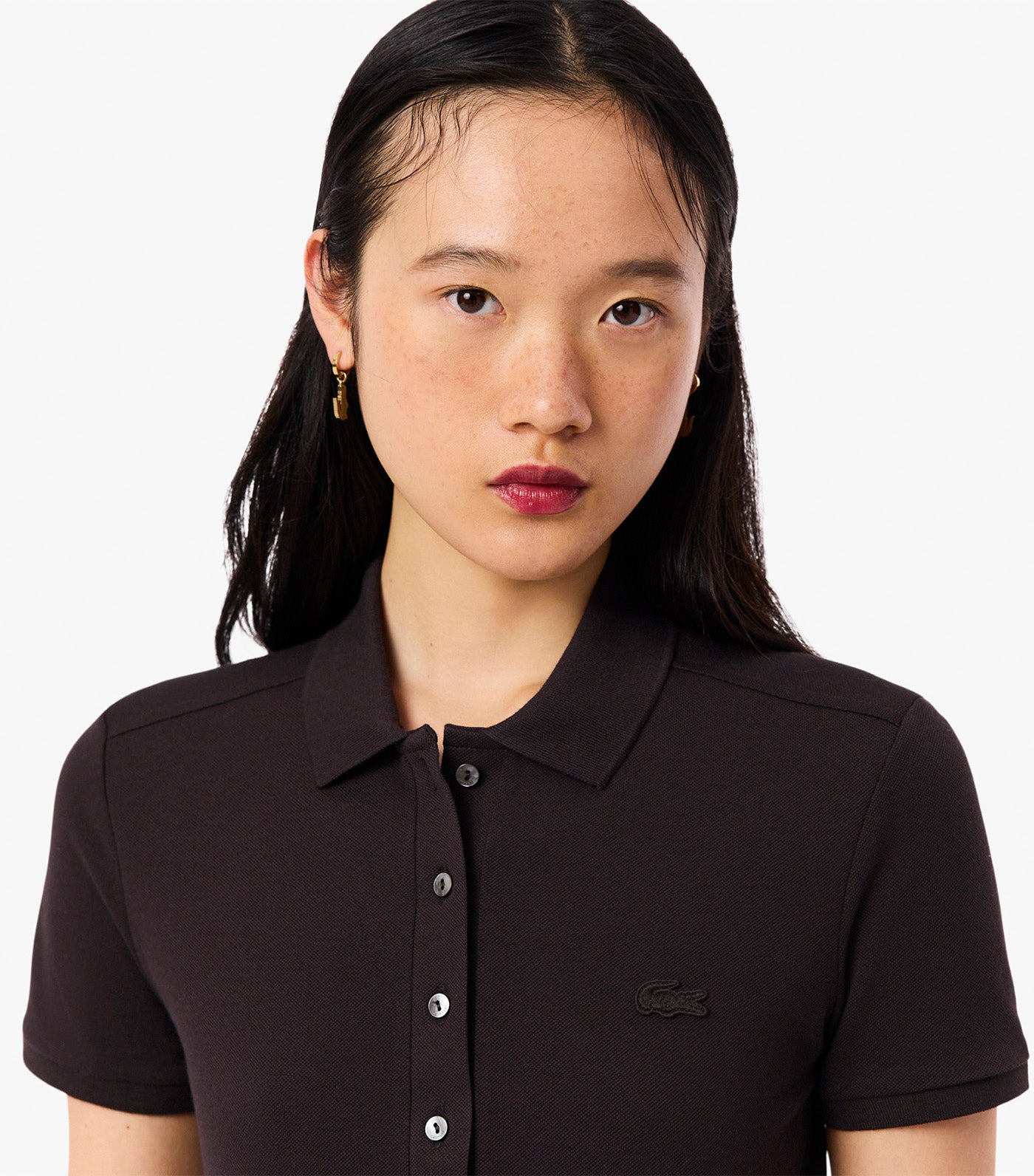 Lacoste L.12.D Slim Fit Stretch Mini Pique Polo Shirt Buffalo