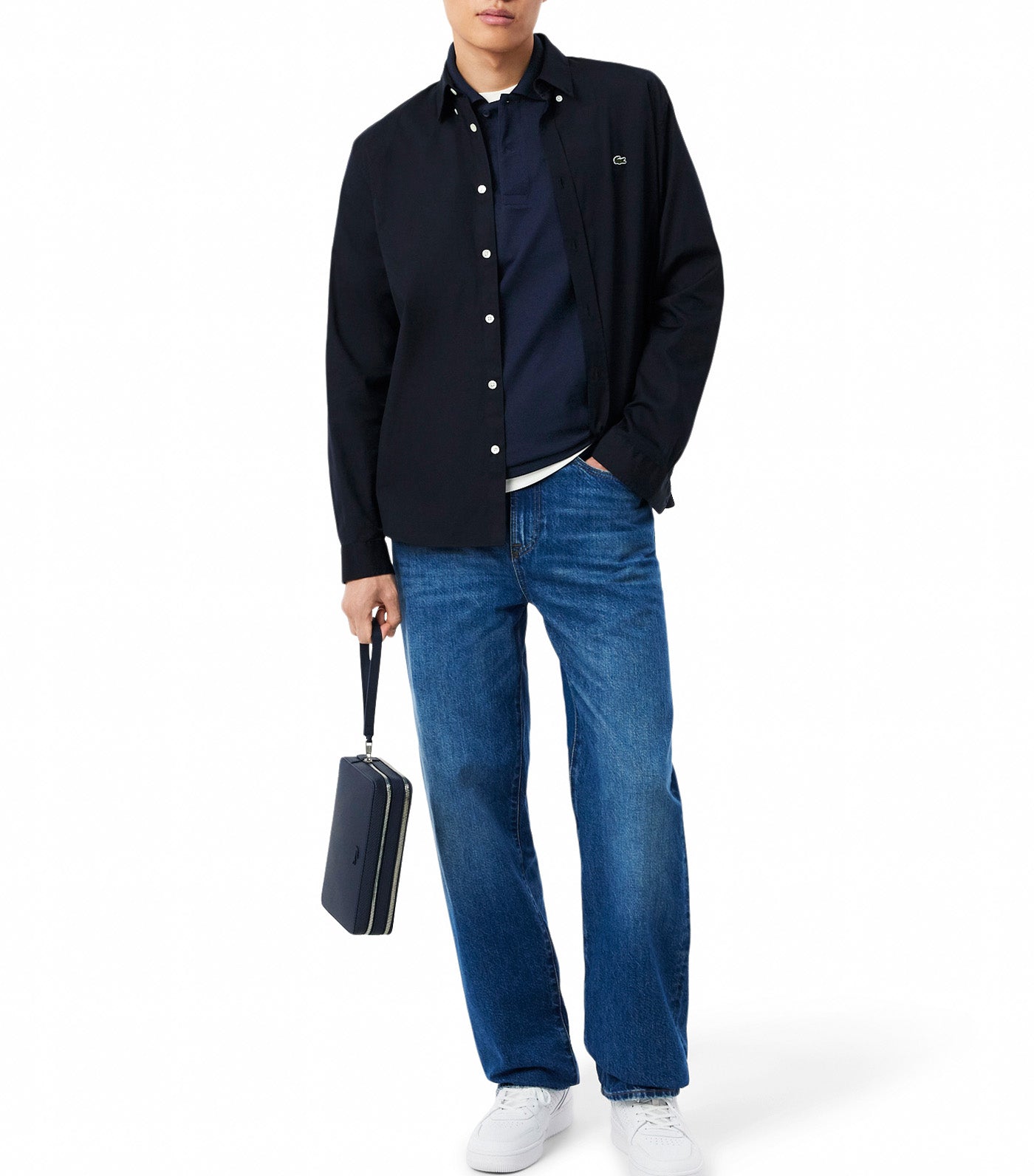 Classic Fit Embossed Branding Polo Shirt