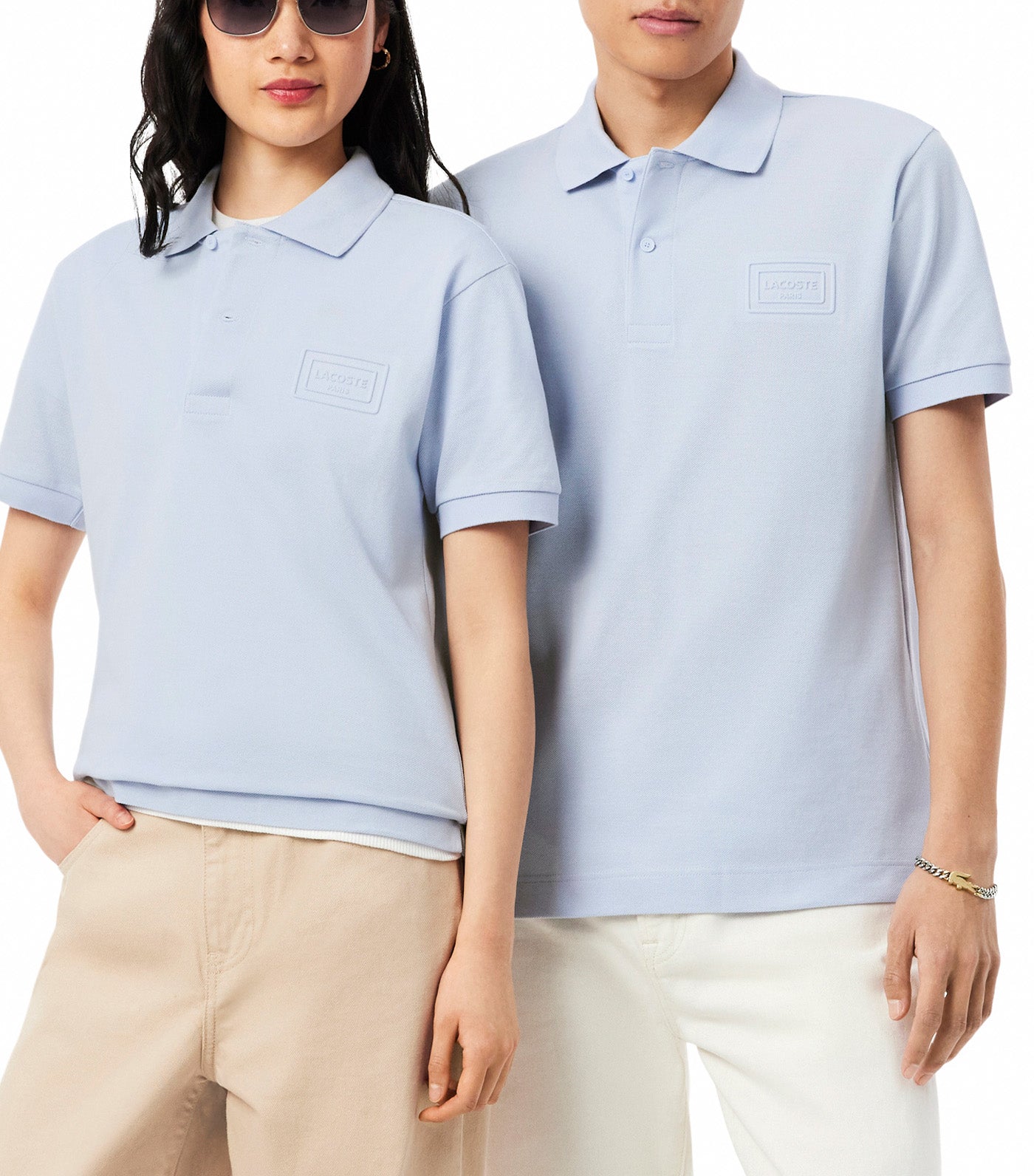 Classic Fit Embossed Branding Polo Shirt