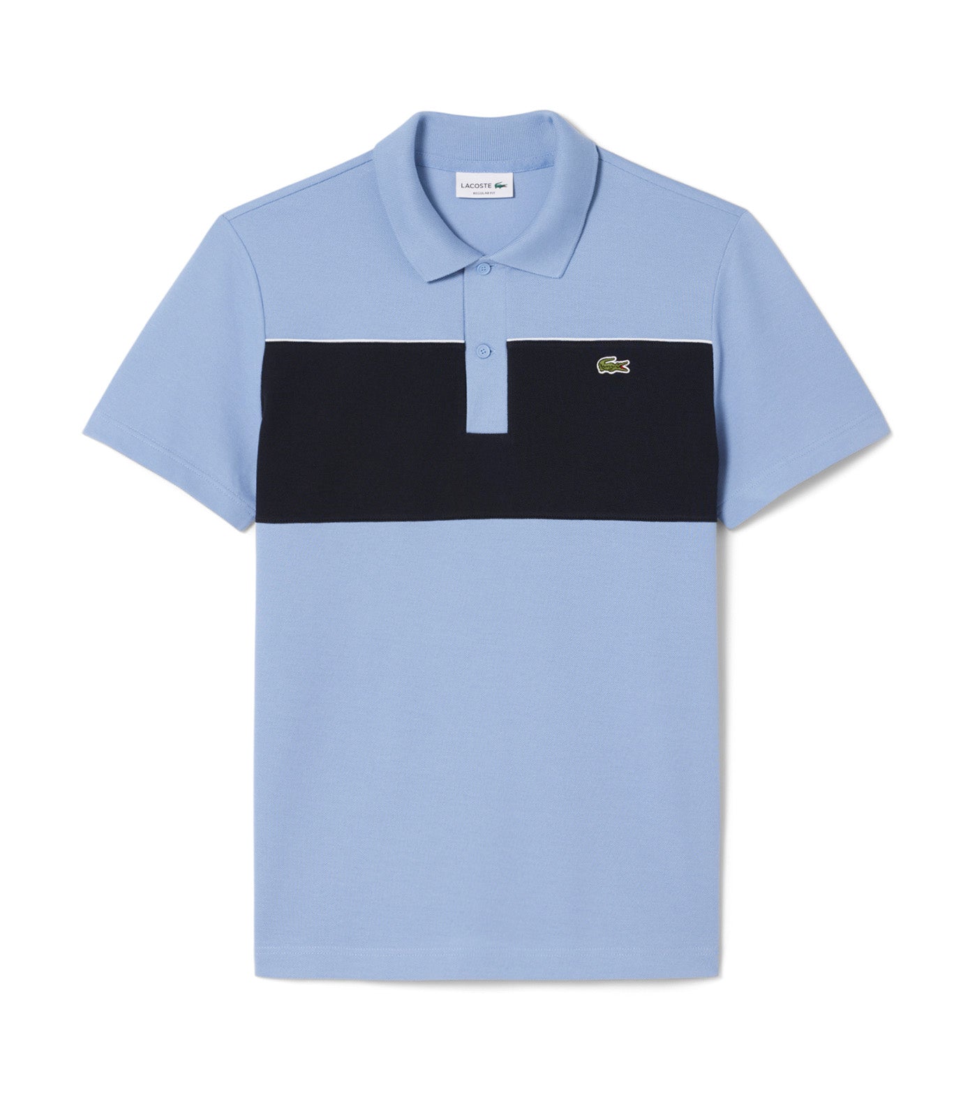 Regular Fit Color-Block Piqué Polo Shirt