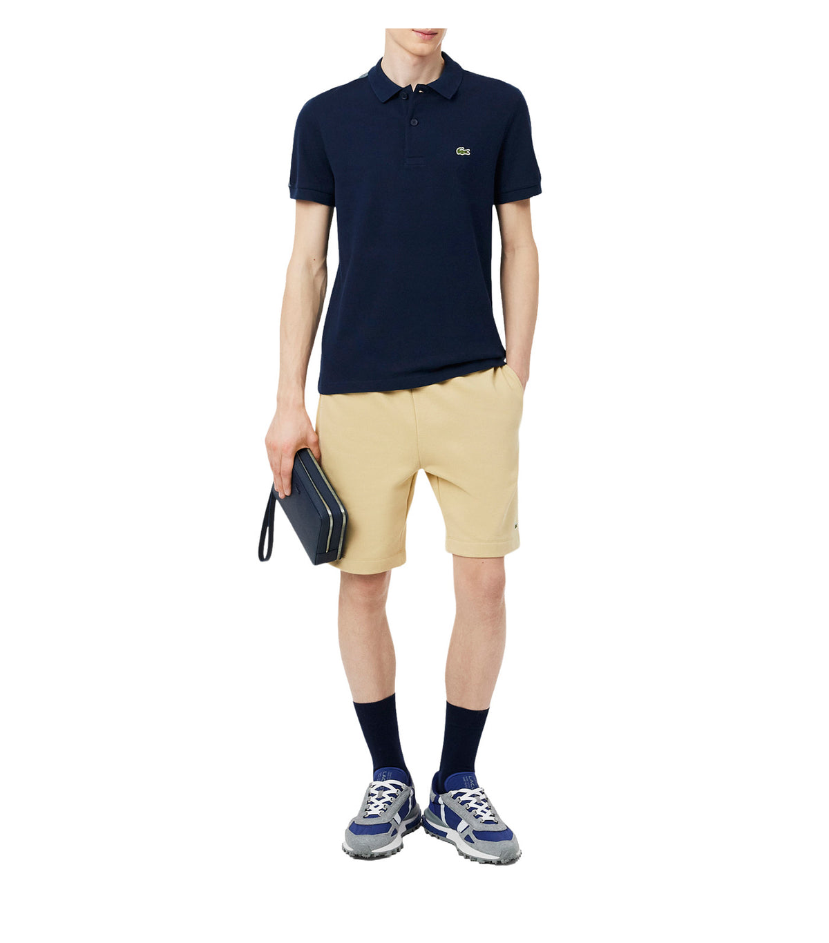 Regular Fit Logo Stripe Polo Shirt Midnight Blue