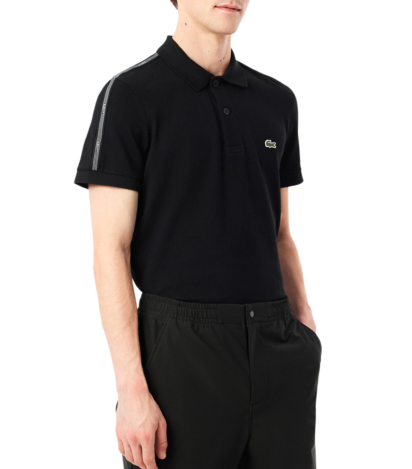 Regular Fit Logo Stripe Polo Shirt