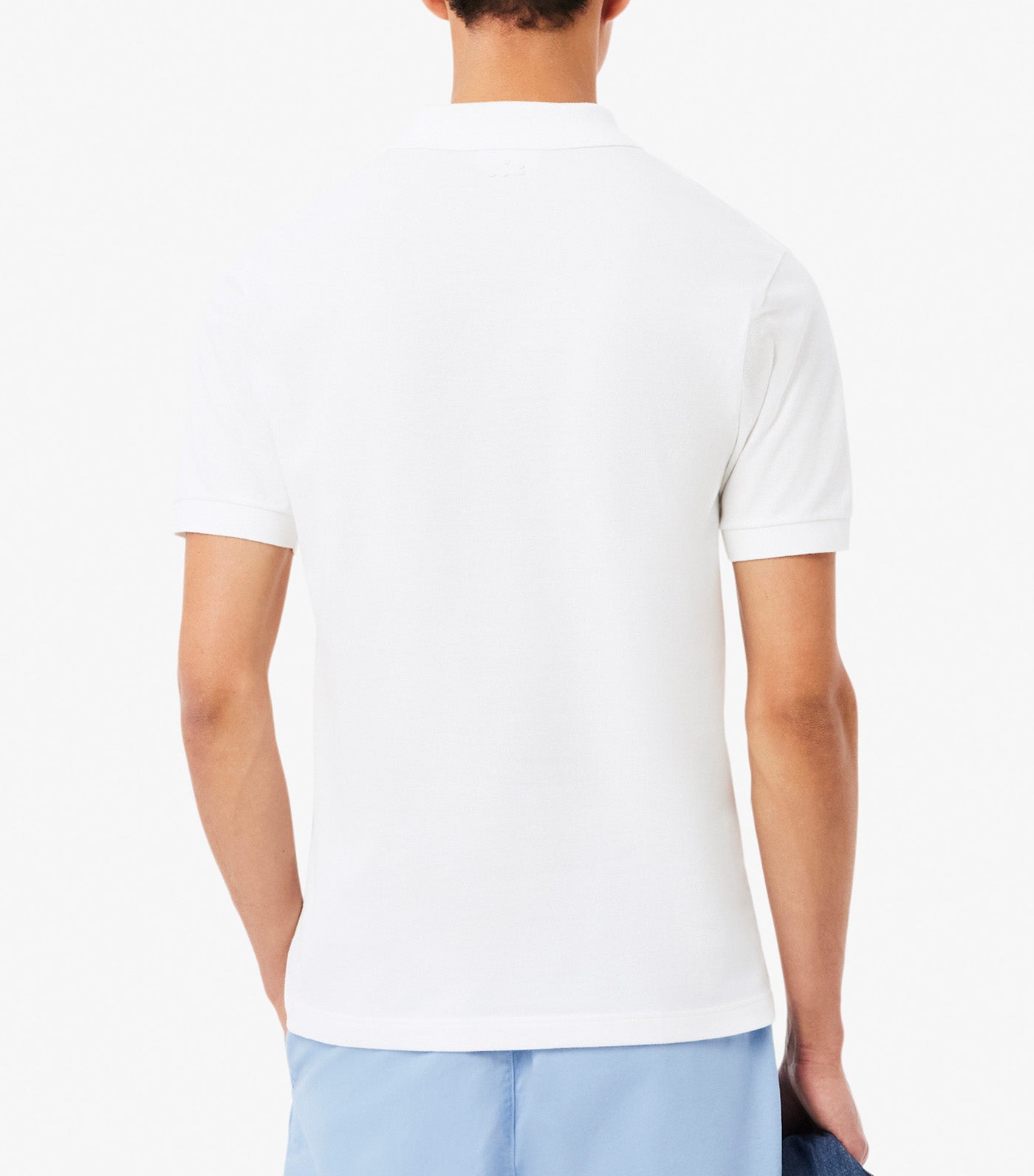 Lacoste Classic Fit Embroidery Detail Petit Piqué Polo Shirt White