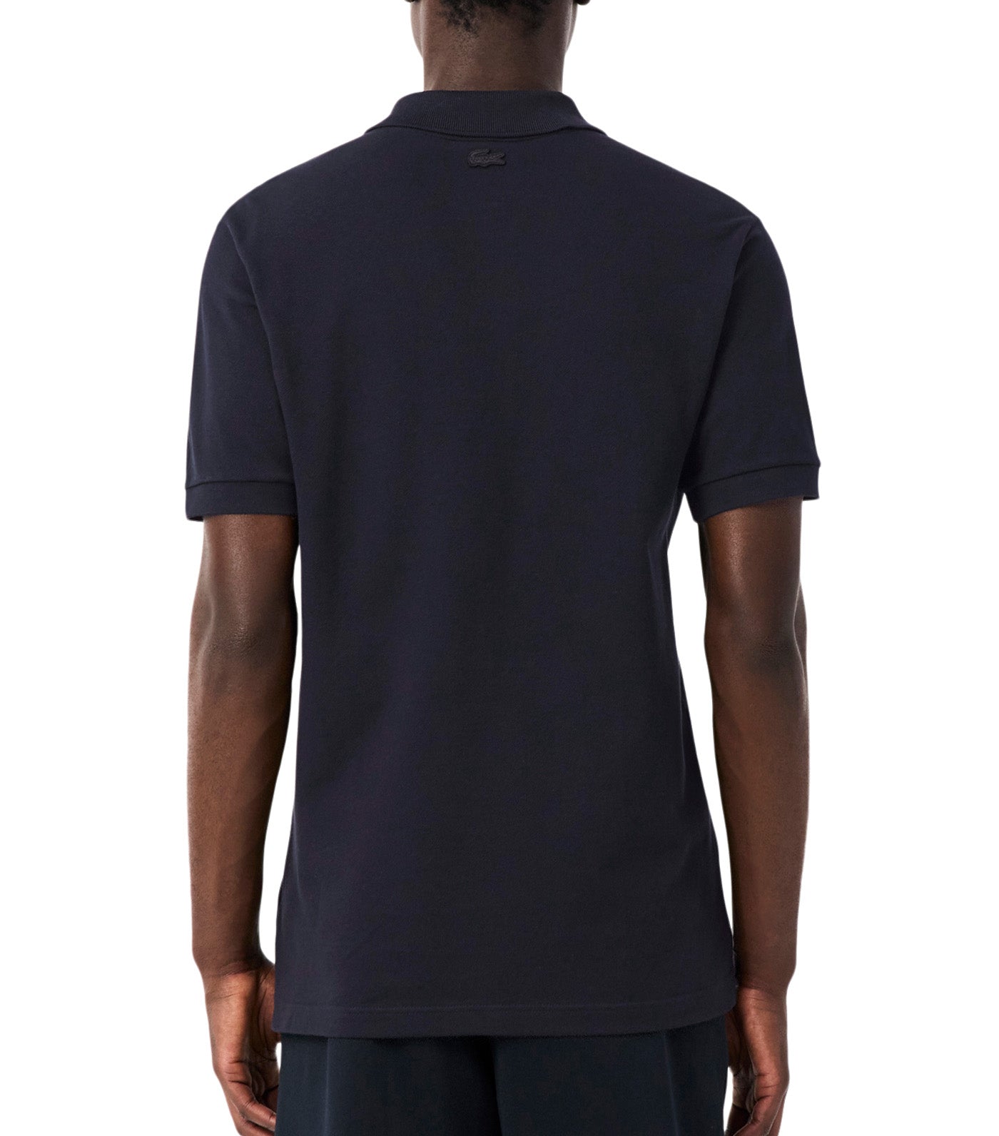 Lacoste Classic Fit Embroidery Detail Petit Piqué Polo Shirt Blackbird