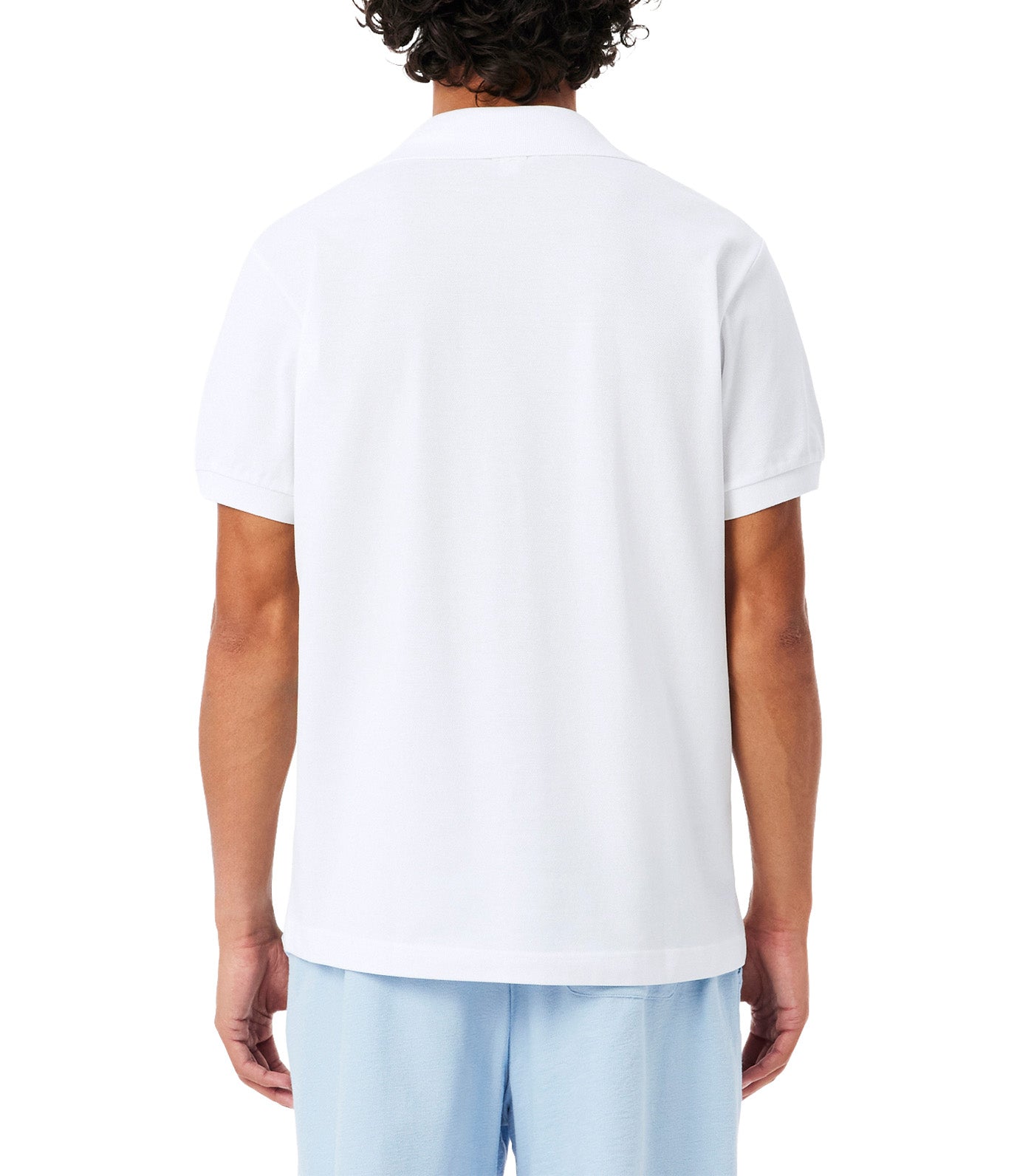 Classic Fit Printed Piqué Polo Shirt White