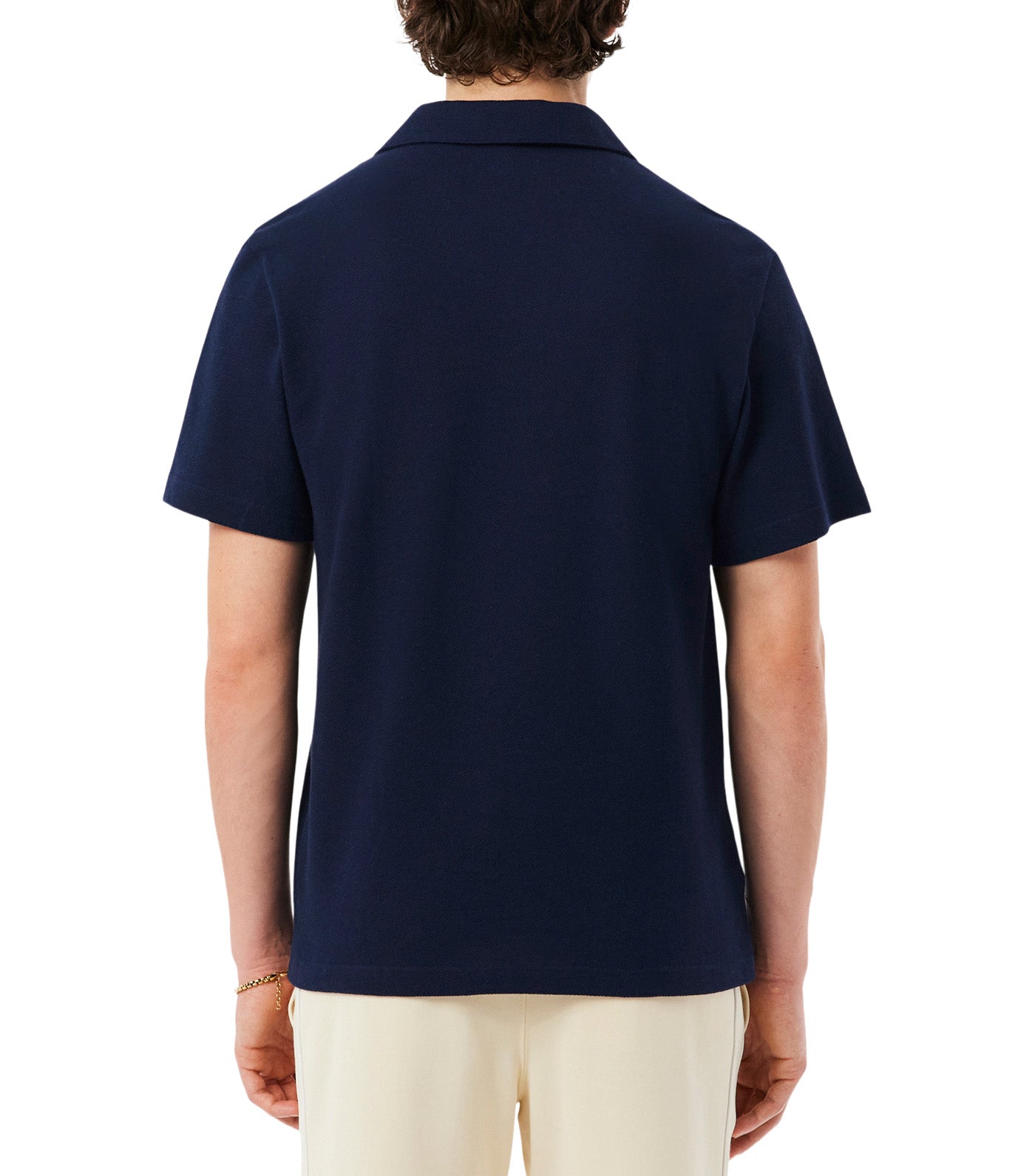 Classic Fit Cotton-Linen Polo Shirt