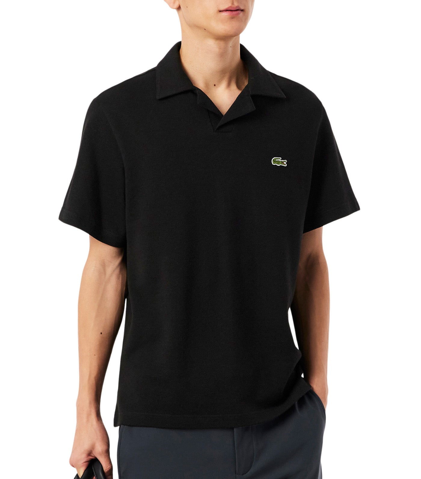Classic Fit Cotton-Linen Polo Shirt