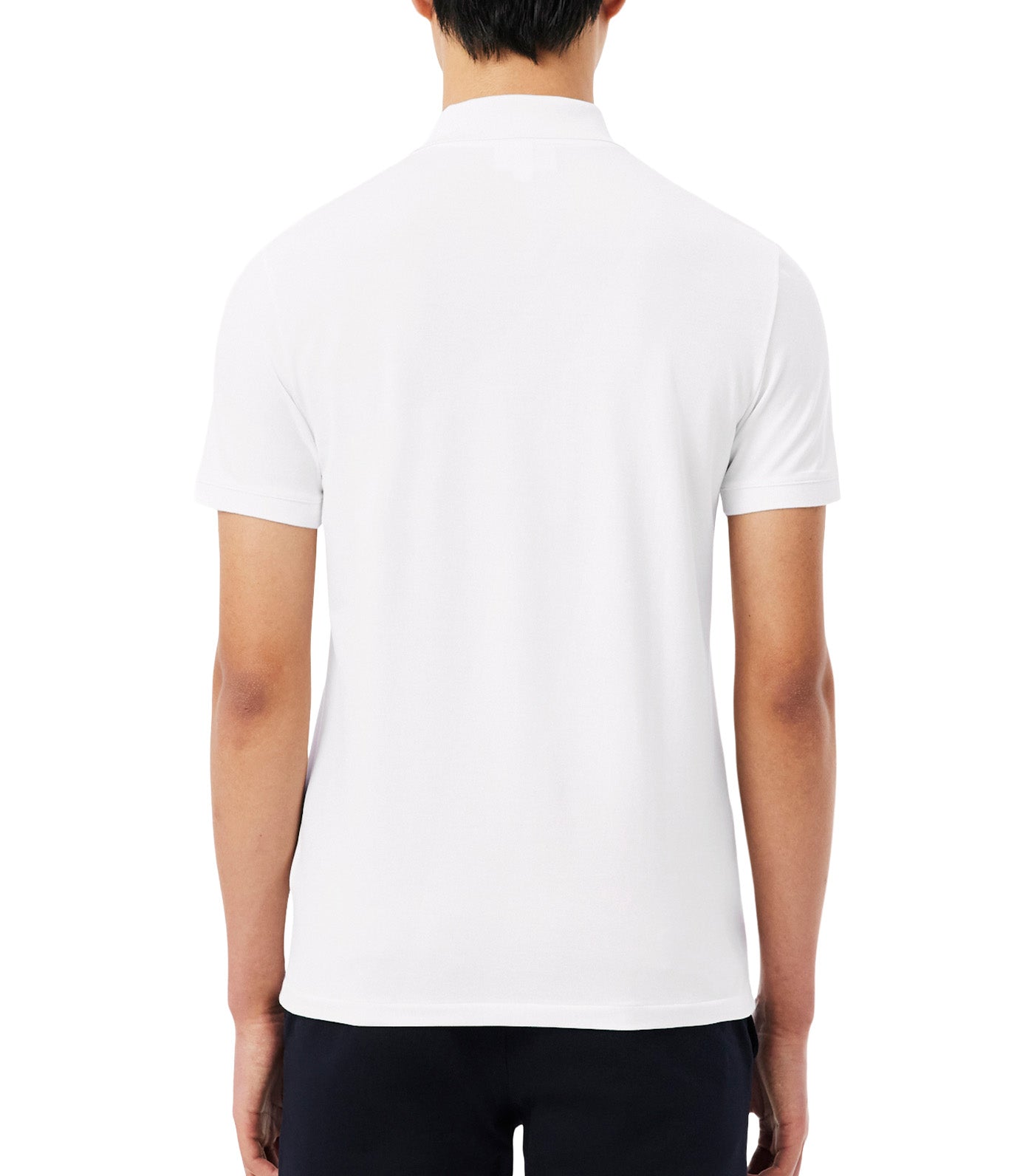 Slim Fit Jacquard Branded Piqué Polo Shirt