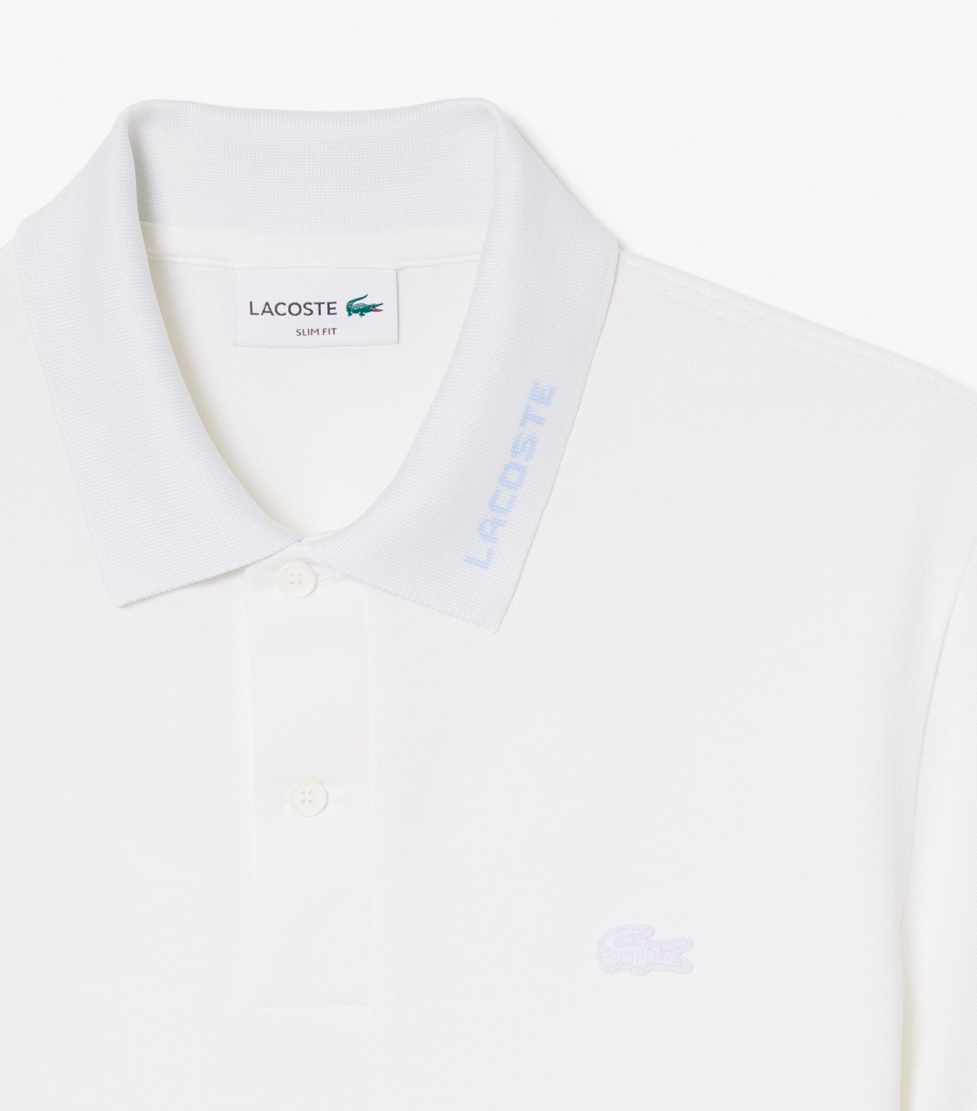Slim Fit Jacquard Branded Piqué Polo Shirt