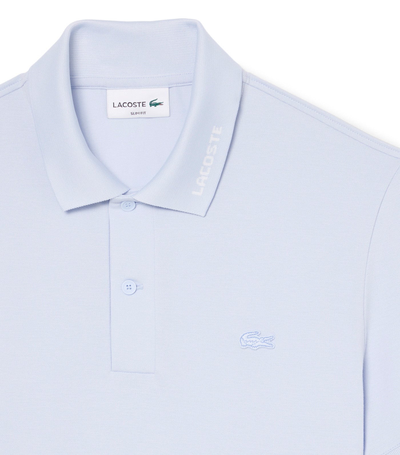Slim Fit Jacquard Branded Piqué Polo Shirt
