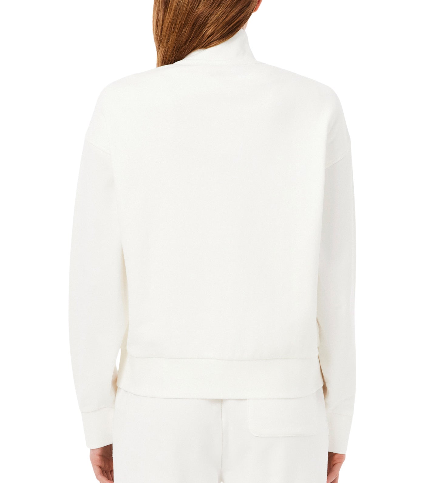 Relaxed Fit Zipped Badge Sweatshirt