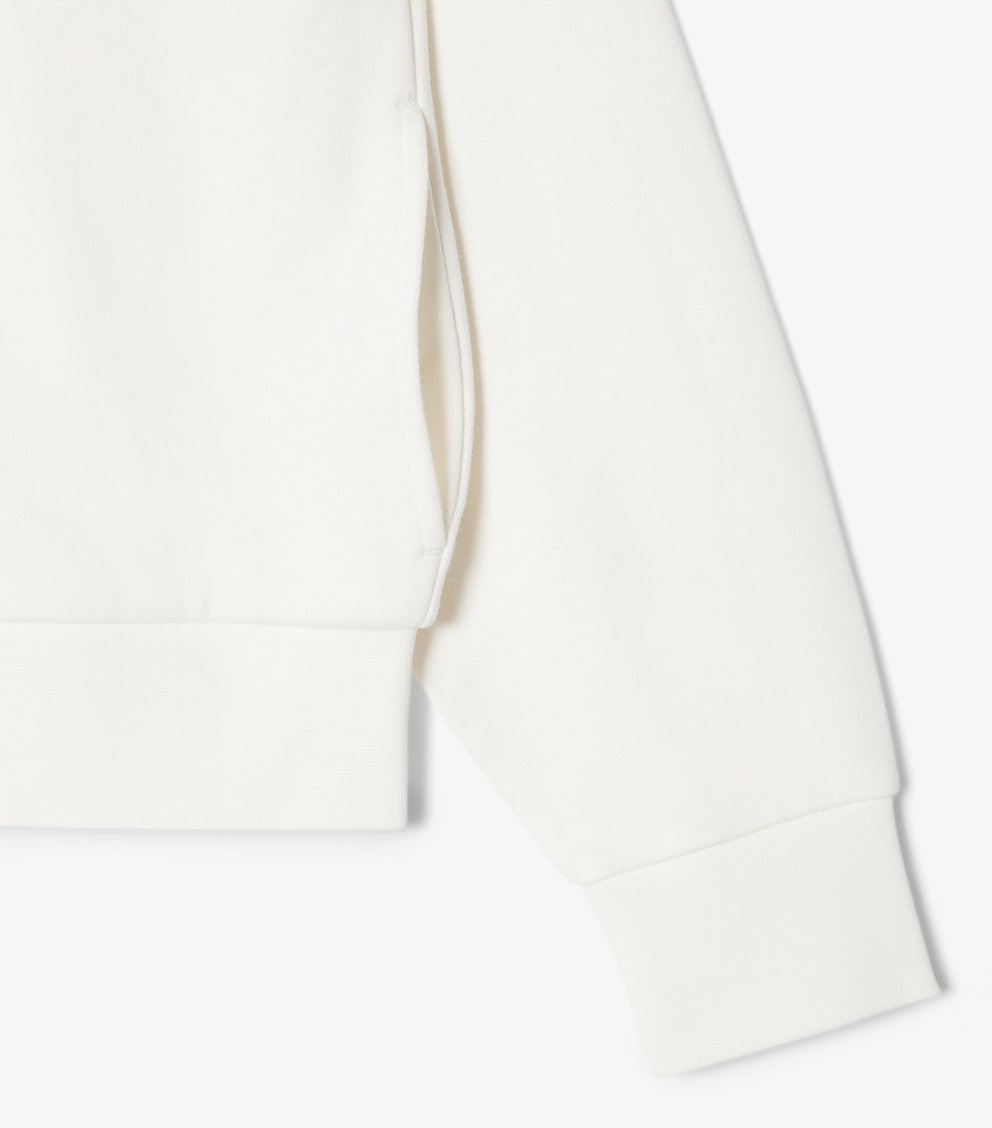 Relaxed Fit Zipped Badge Sweatshirt