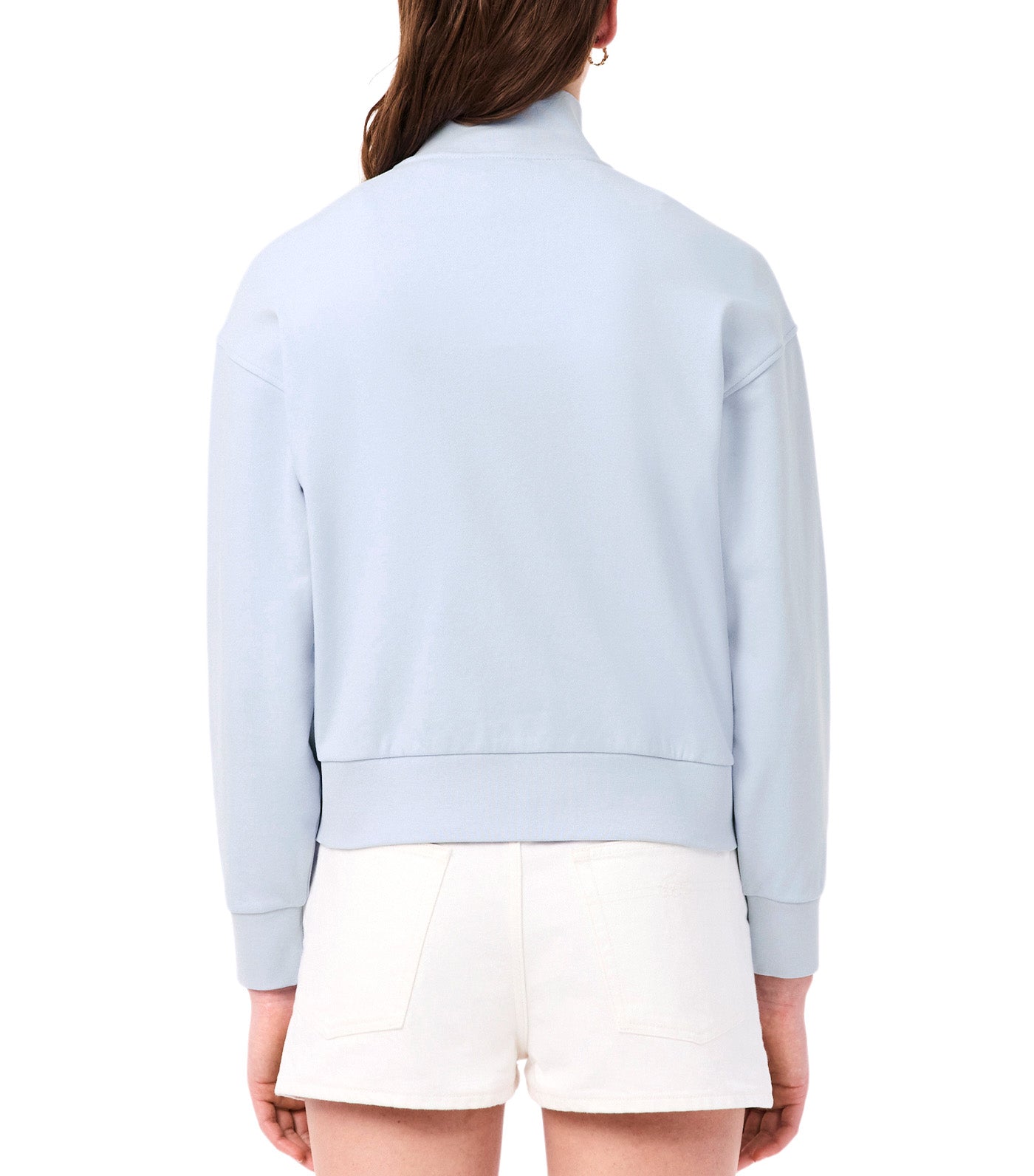 Relaxed Fit Zipped Badge Sweatshirt