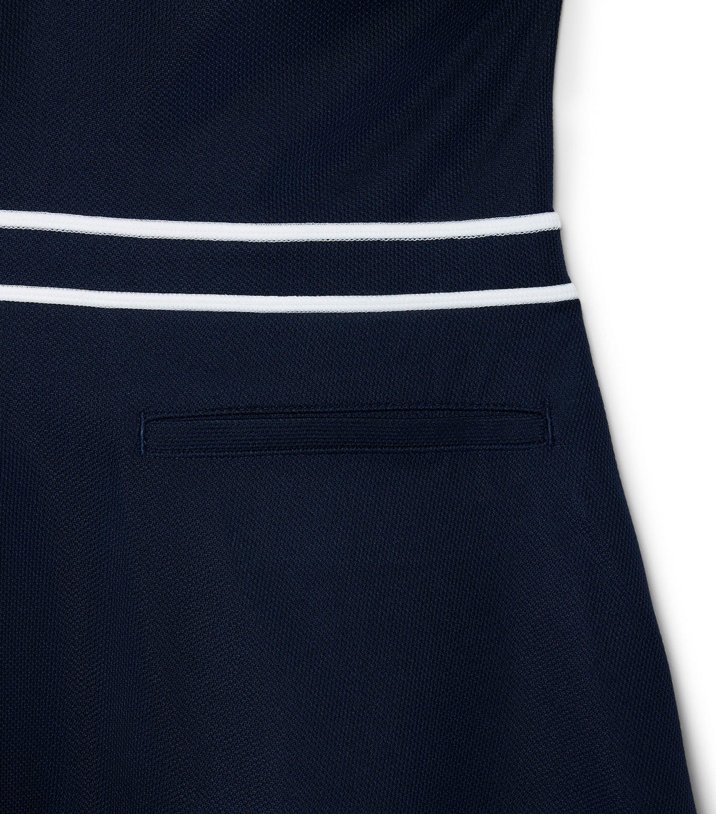 Ultra Dry Heritage Trim Golf Dress Navy Blue/White-Navy Blue