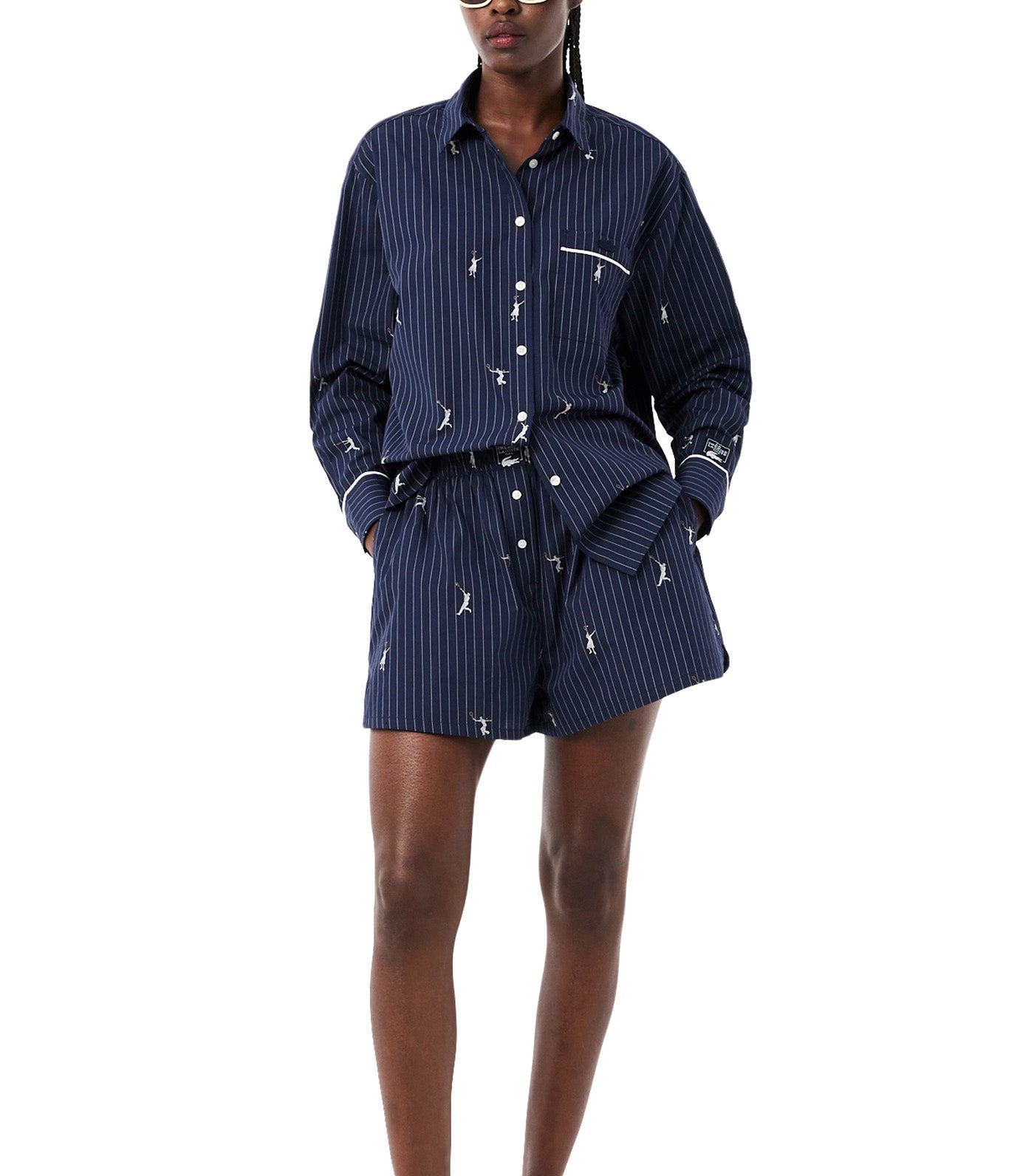 Cotton Poplin Jacquard Boxer Shorts