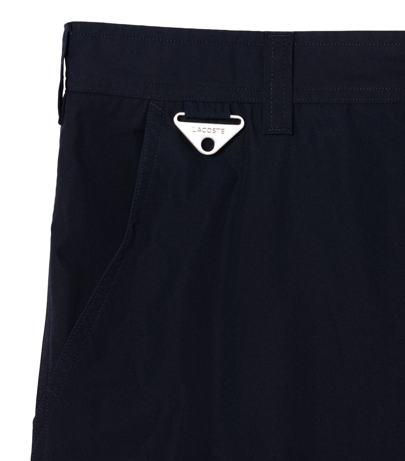 Lacoste Straight Fit Cotton Twill Cargo Bermuda Shorts Abysm