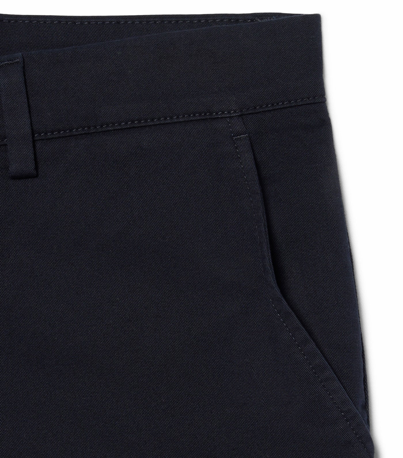 Regular Fit Stretch Cotton Chino Bermuda Shorts Abysm