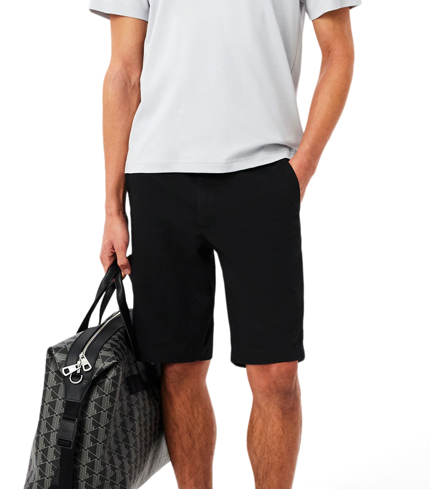 Lacoste Stretch Twill Chino Shorts Black