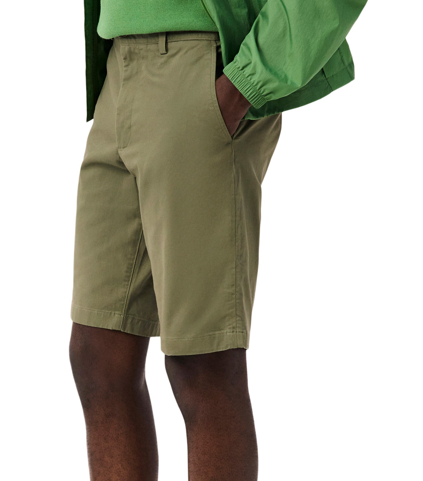 Lacoste Stretch Twill Chino Shorts Khaki