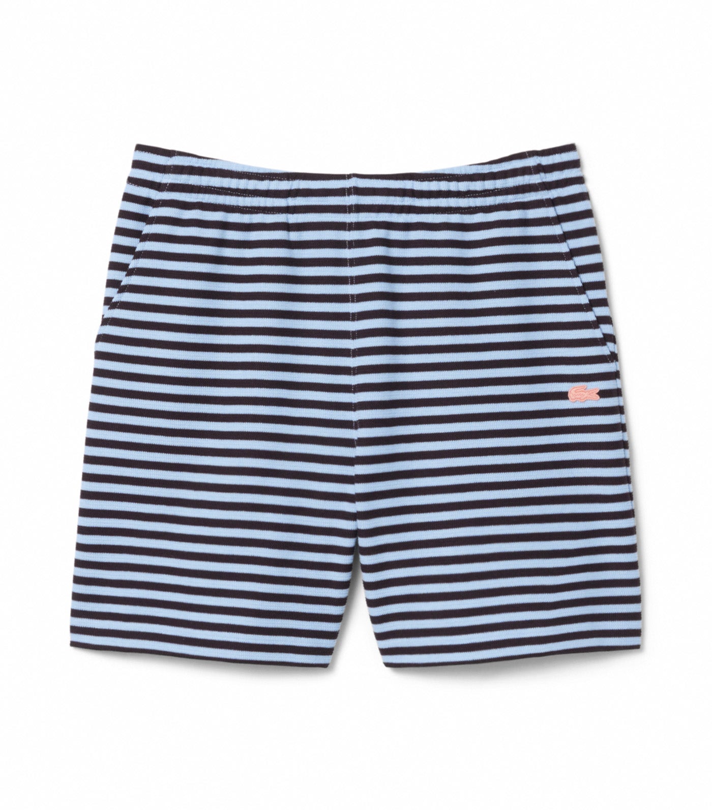 Regular Fit Striped Cotton Shorts Chambray/Buffalo