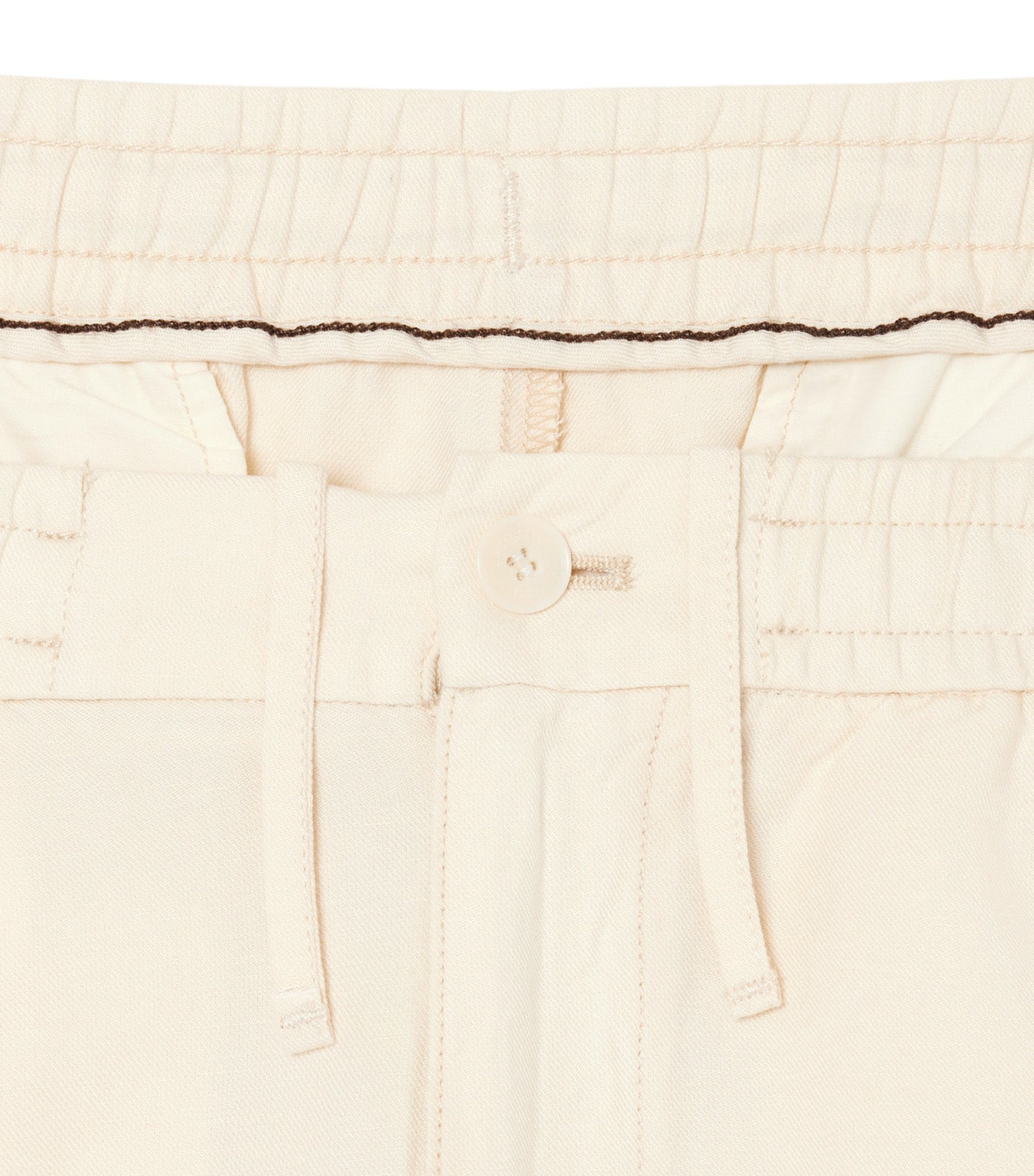 Lacoste Regular Fit Linen Chino Pants Naturel Clair