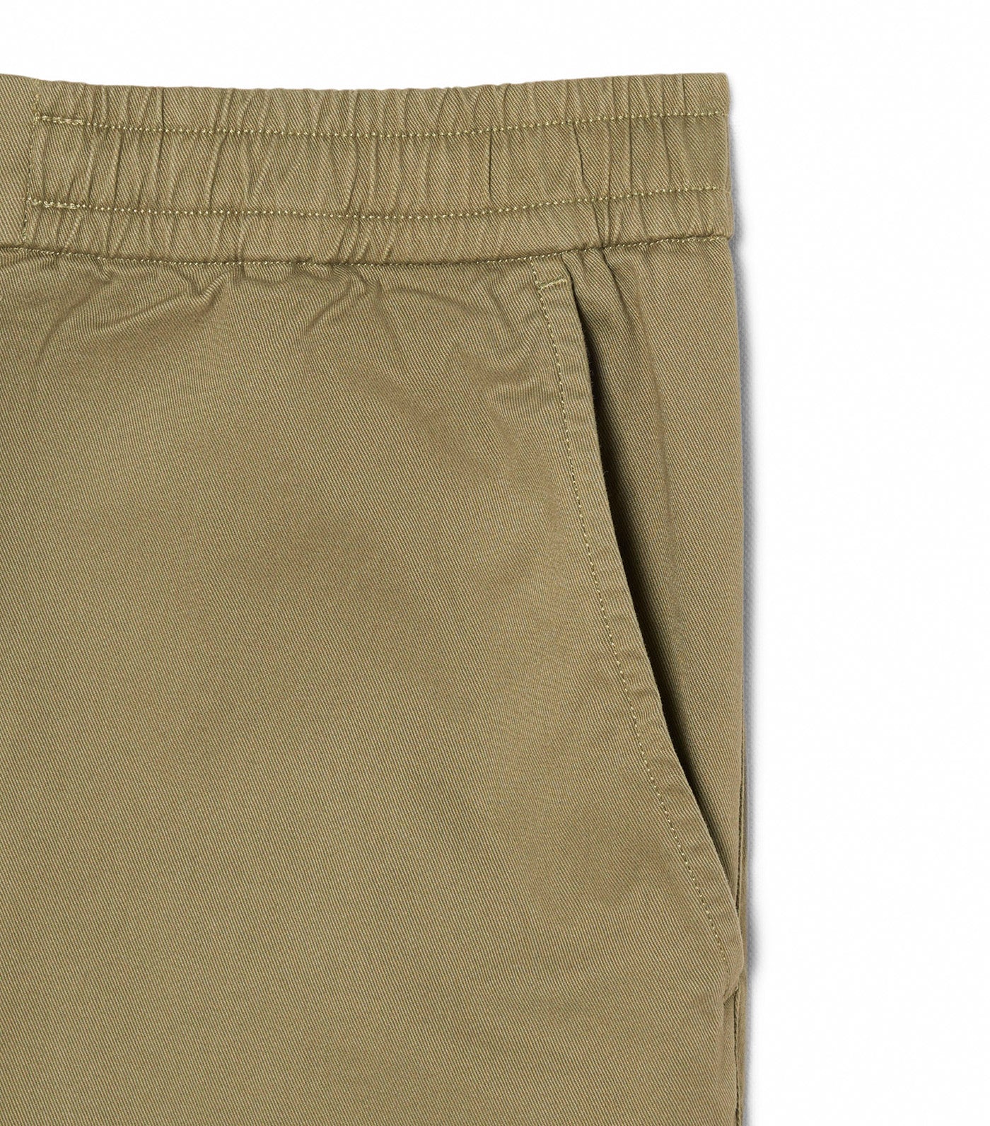 Regular Fit Cotton Twill Chino Pants Khaki