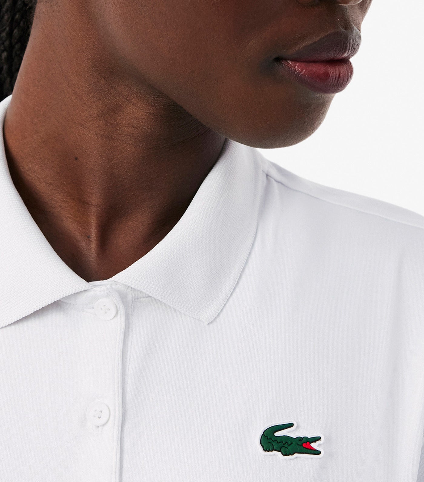 Slim Fit UV Protect Stretch Golf Polo Shirt White