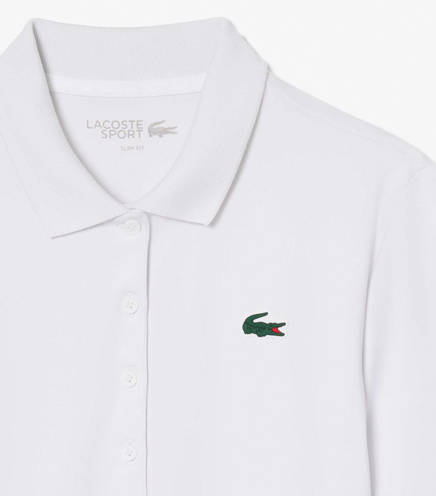 Slim Fit UV Protect Stretch Golf Polo Shirt White
