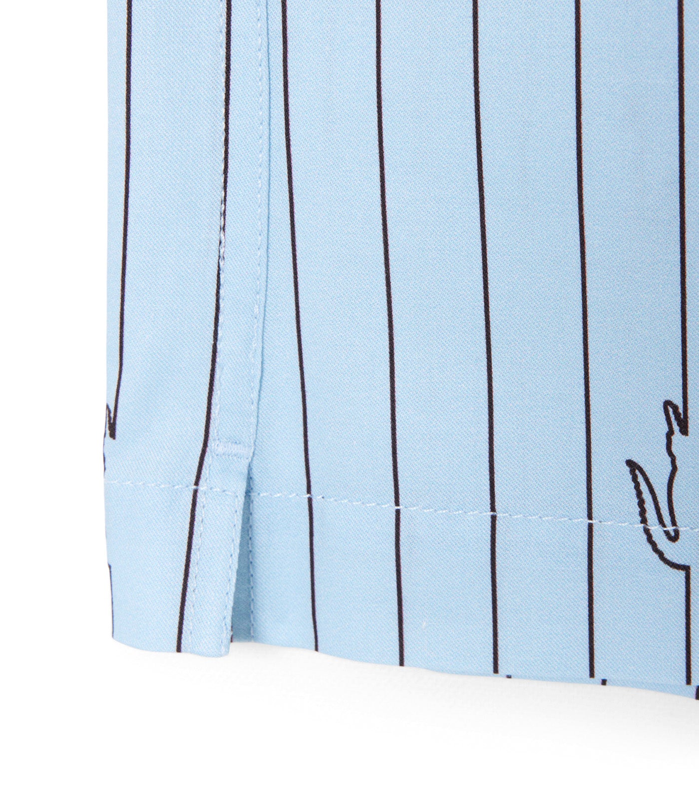 Lacoste Relaxed Fit Print Twill Shirt Chambray/Buffalo