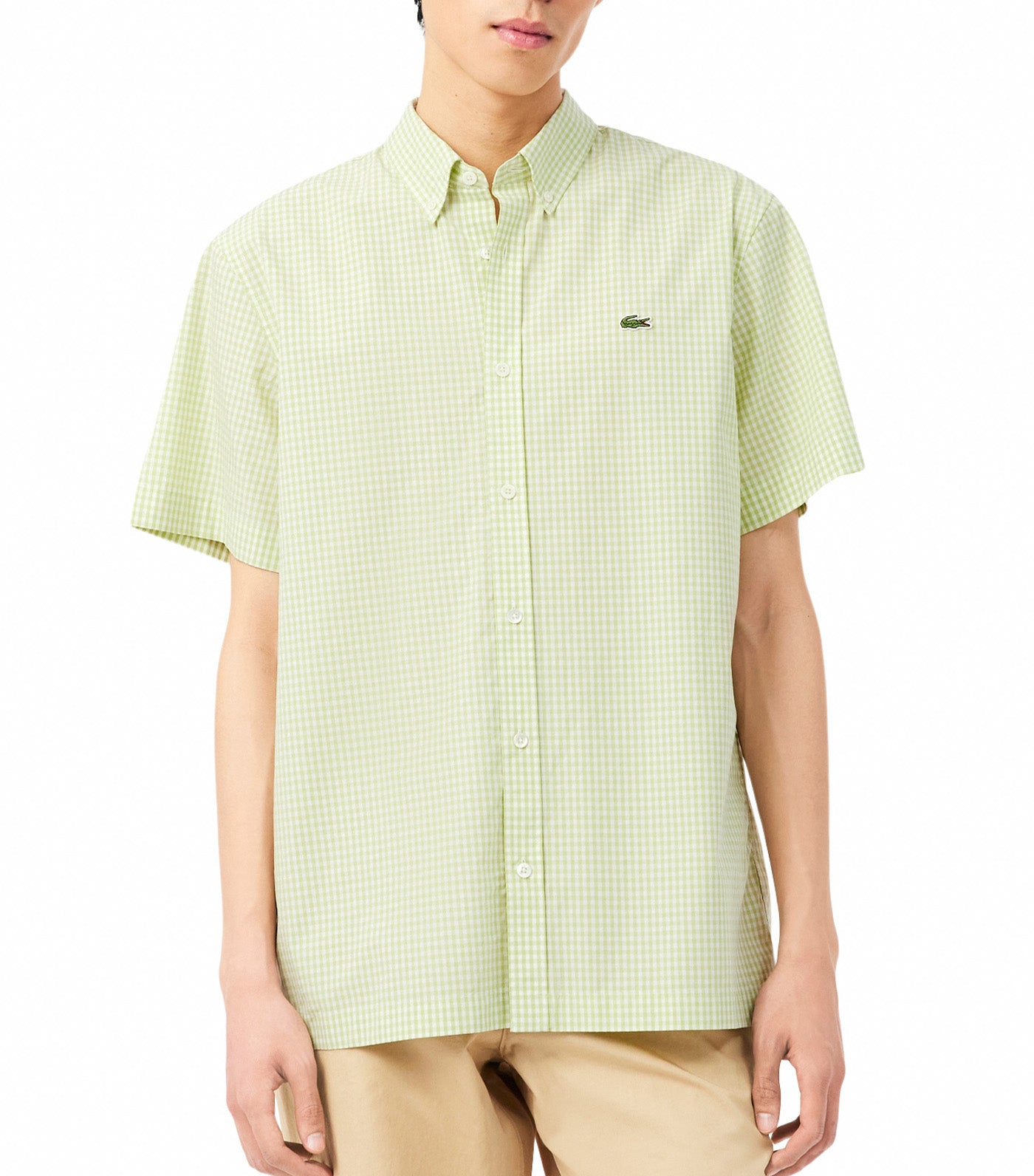 Regular Fit Short Sleeved Plaid Shirt