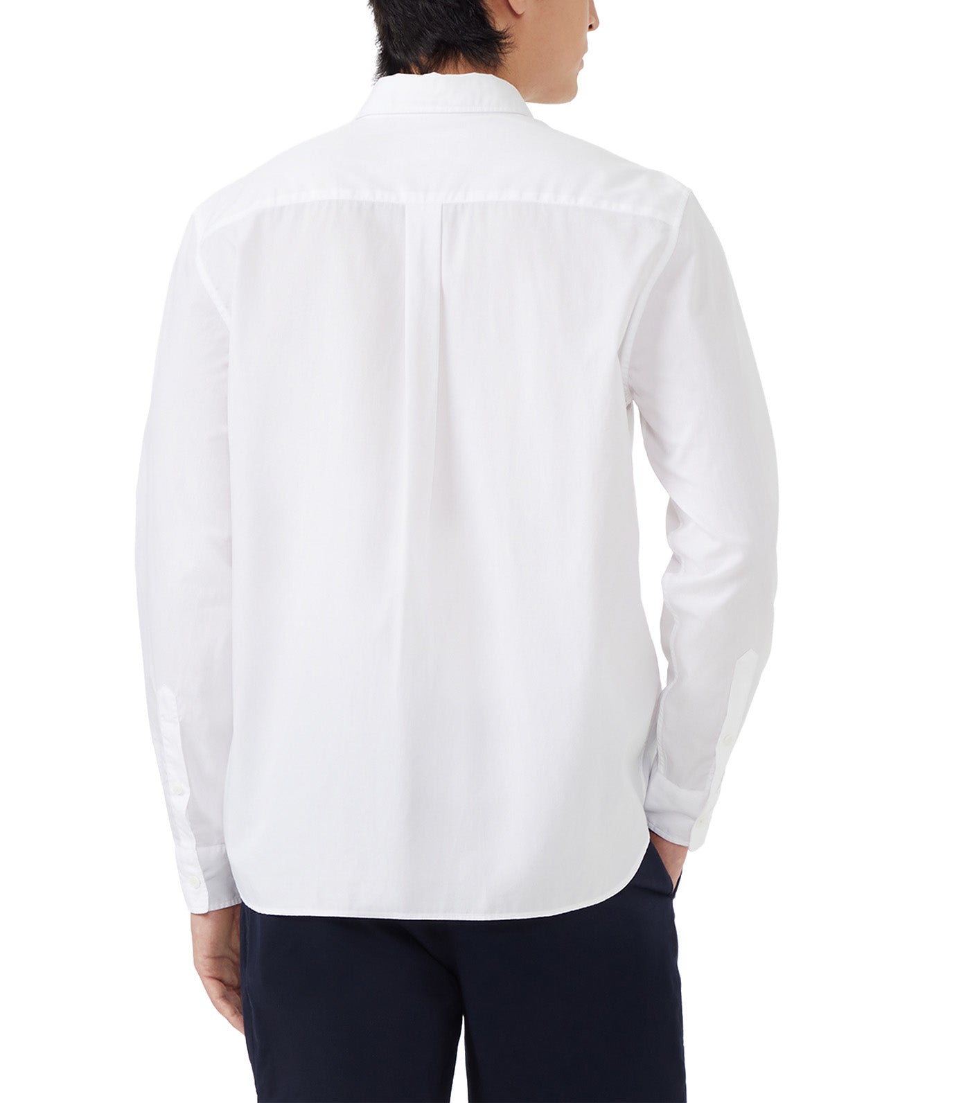 Regular Fit Stretch Poplin Shirt White