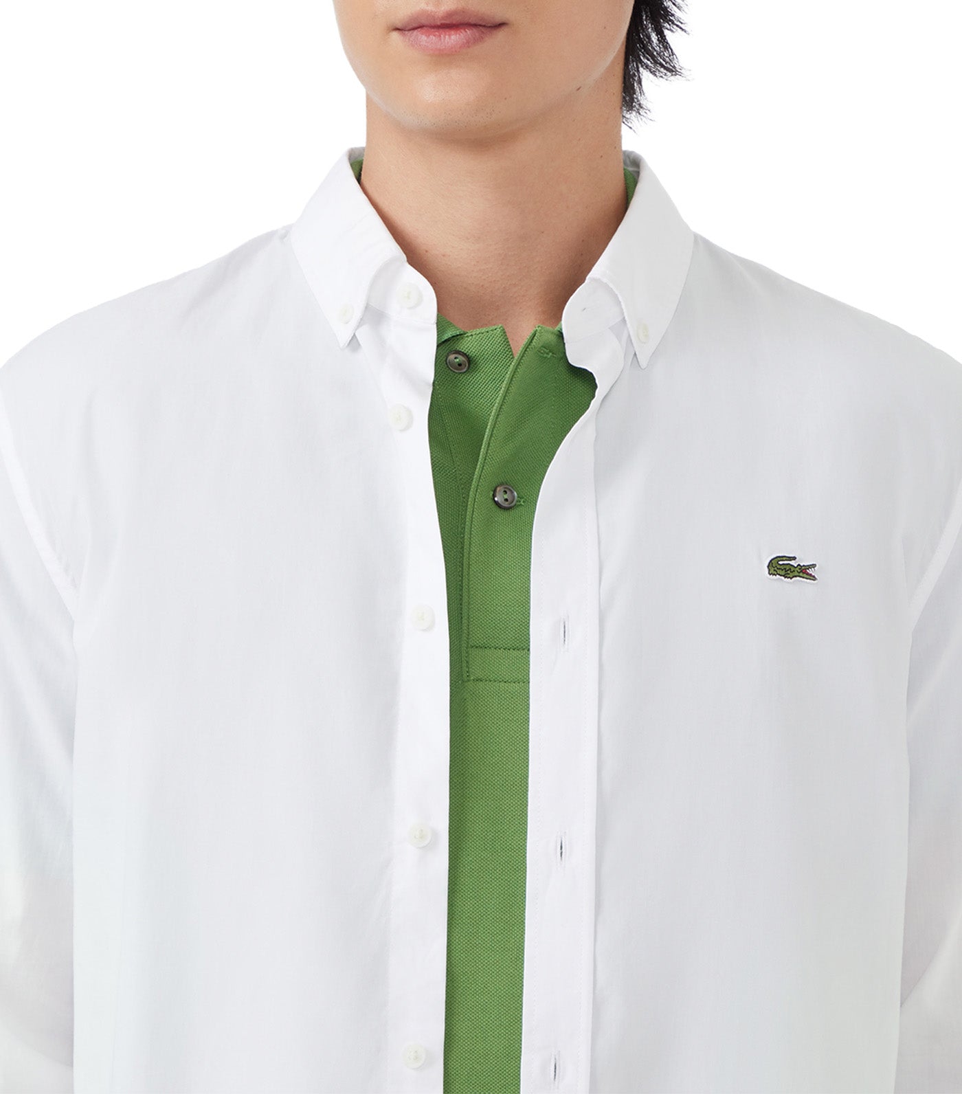 Regular Fit Stretch Poplin Shirt White