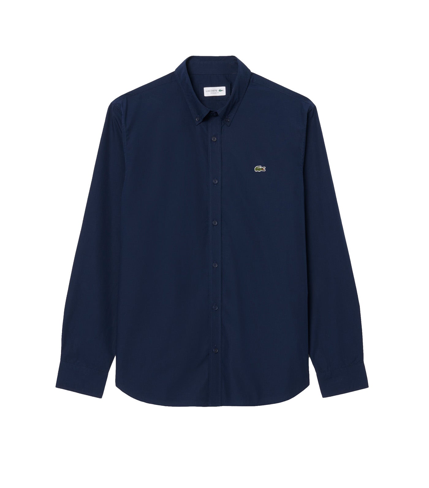 Regular Fit Stretch Poplin Shirt Navy Blue