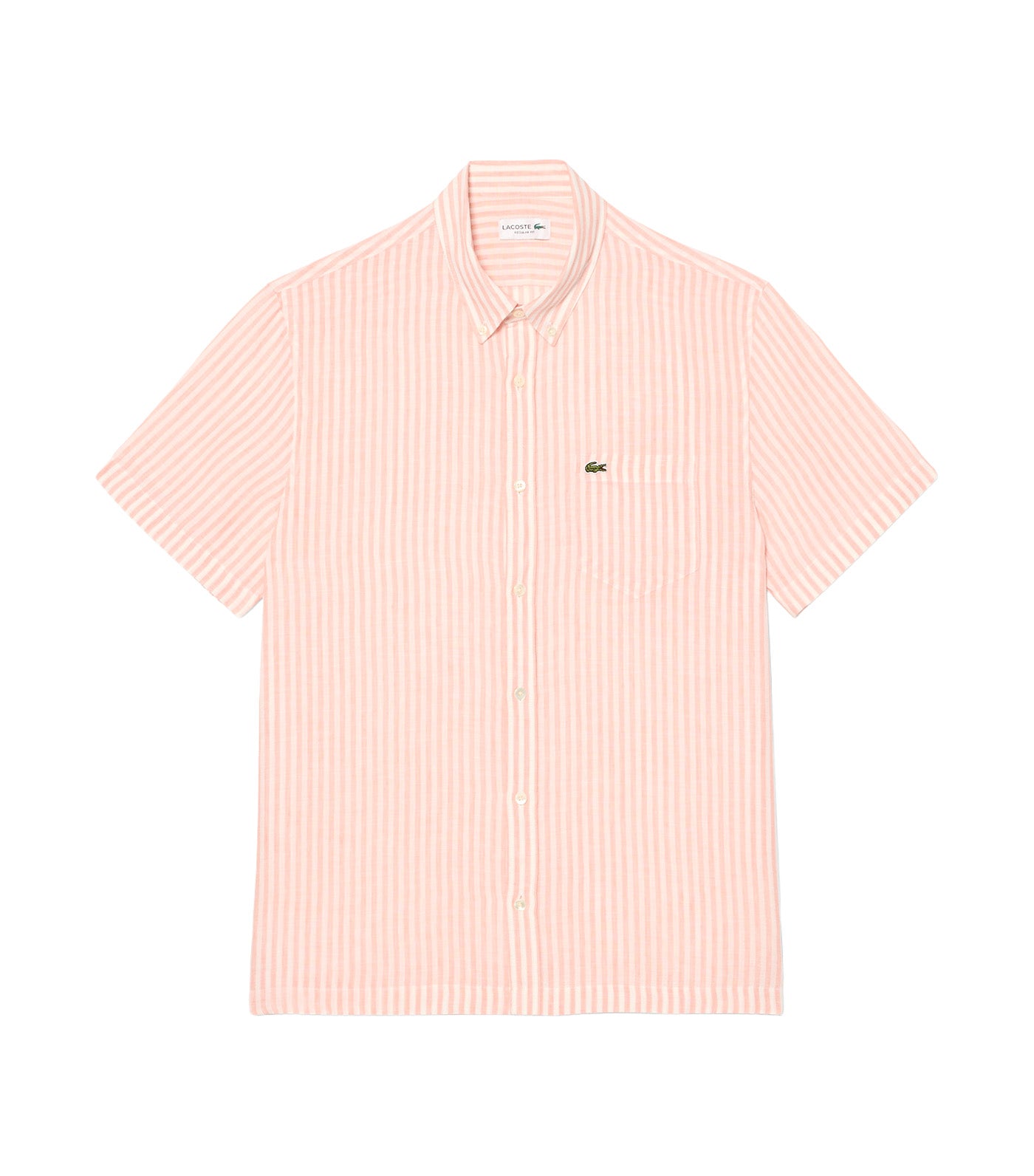 Regular Fit Short Sleeved Linen Shirt